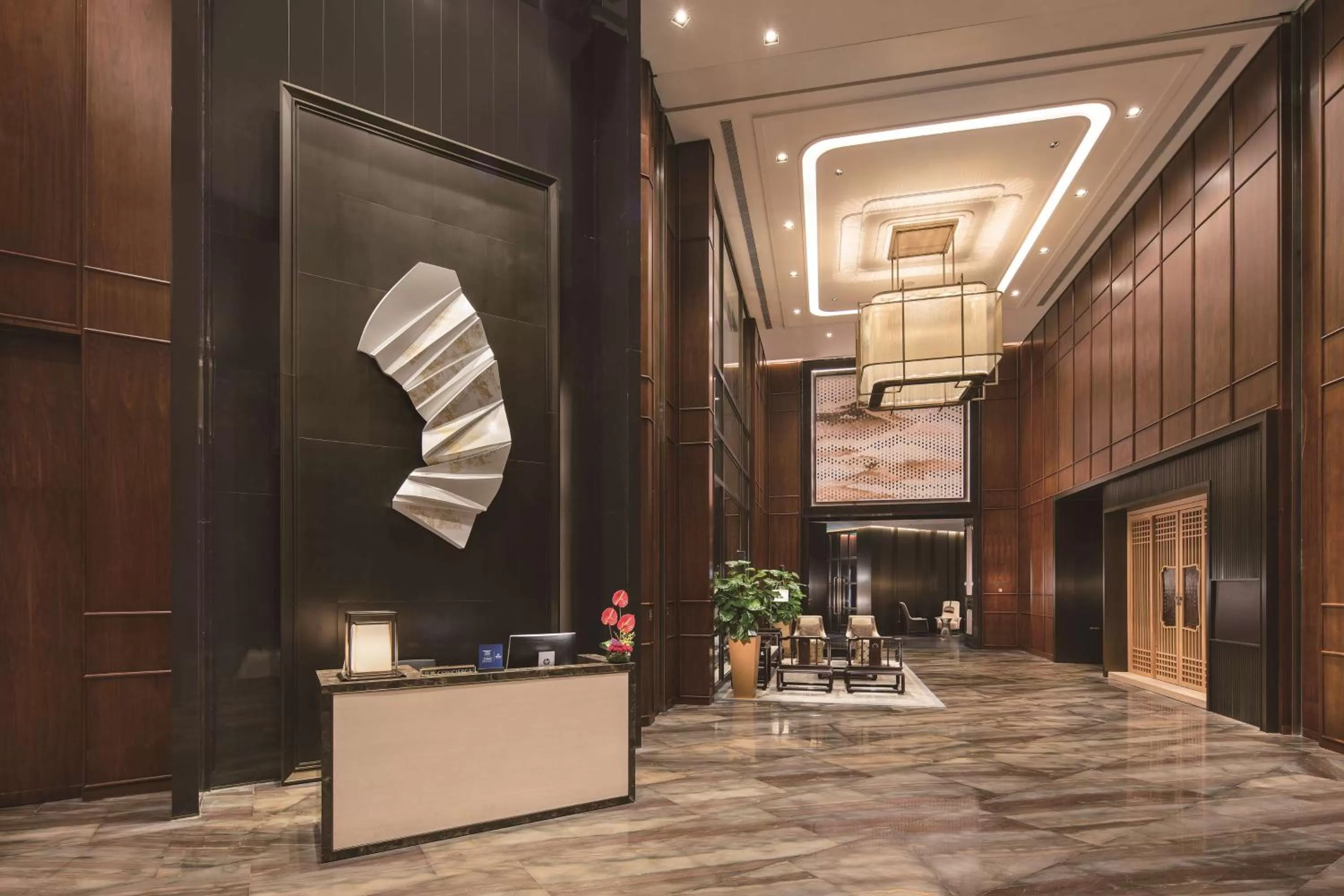 Lobby or reception in Hilton Fuzhou