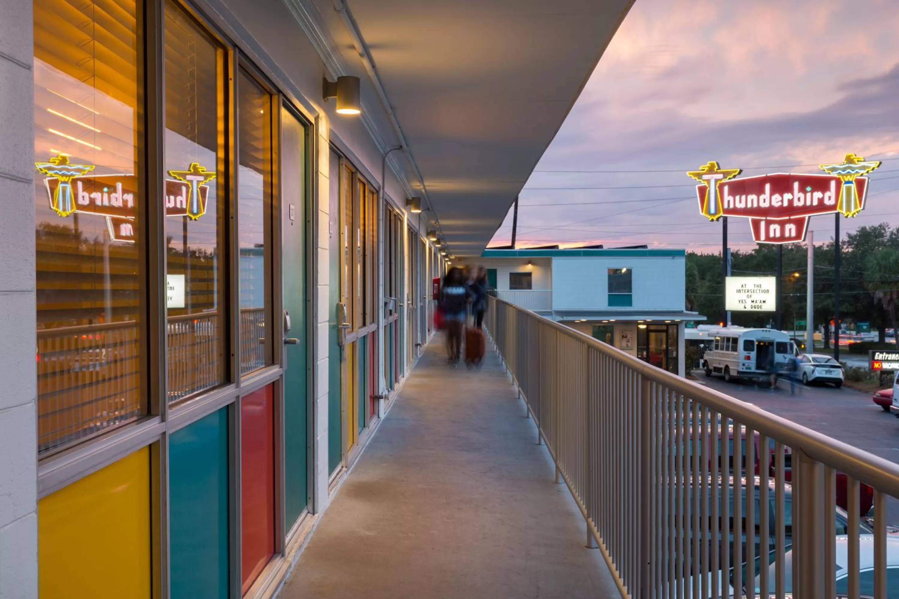 Balcony/Terrace in The Thunderbird Inn
