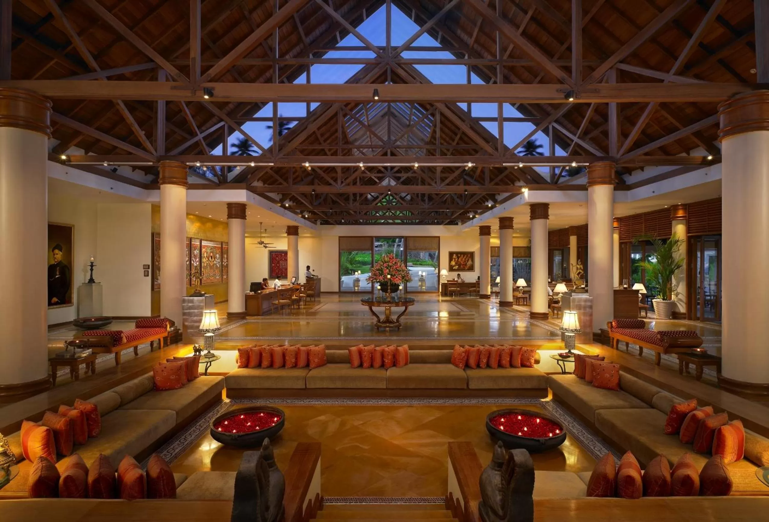 Lobby or reception in The Leela Kovalam, A Raviz Hotel
