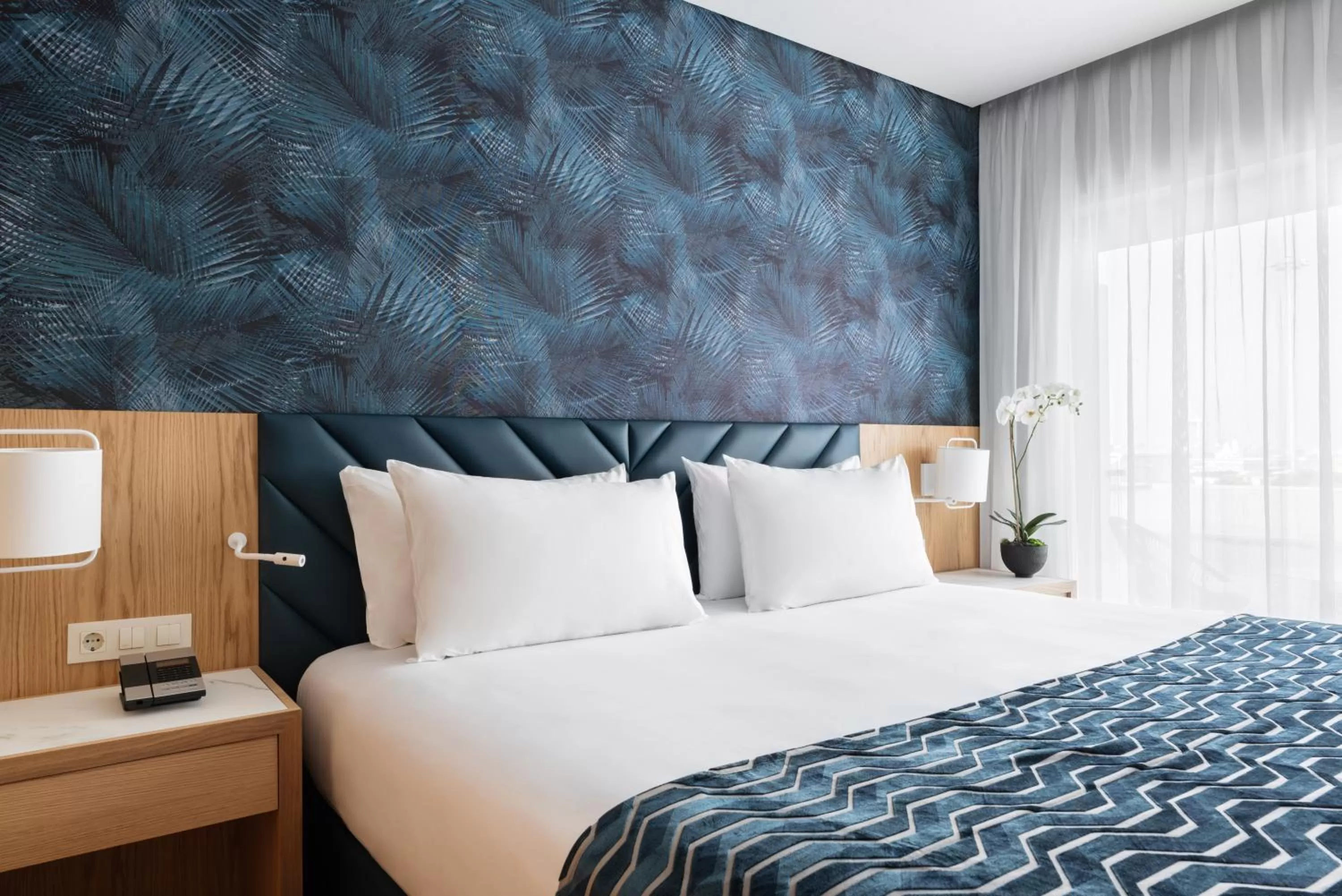 Bed in Eurostars Matosinhos