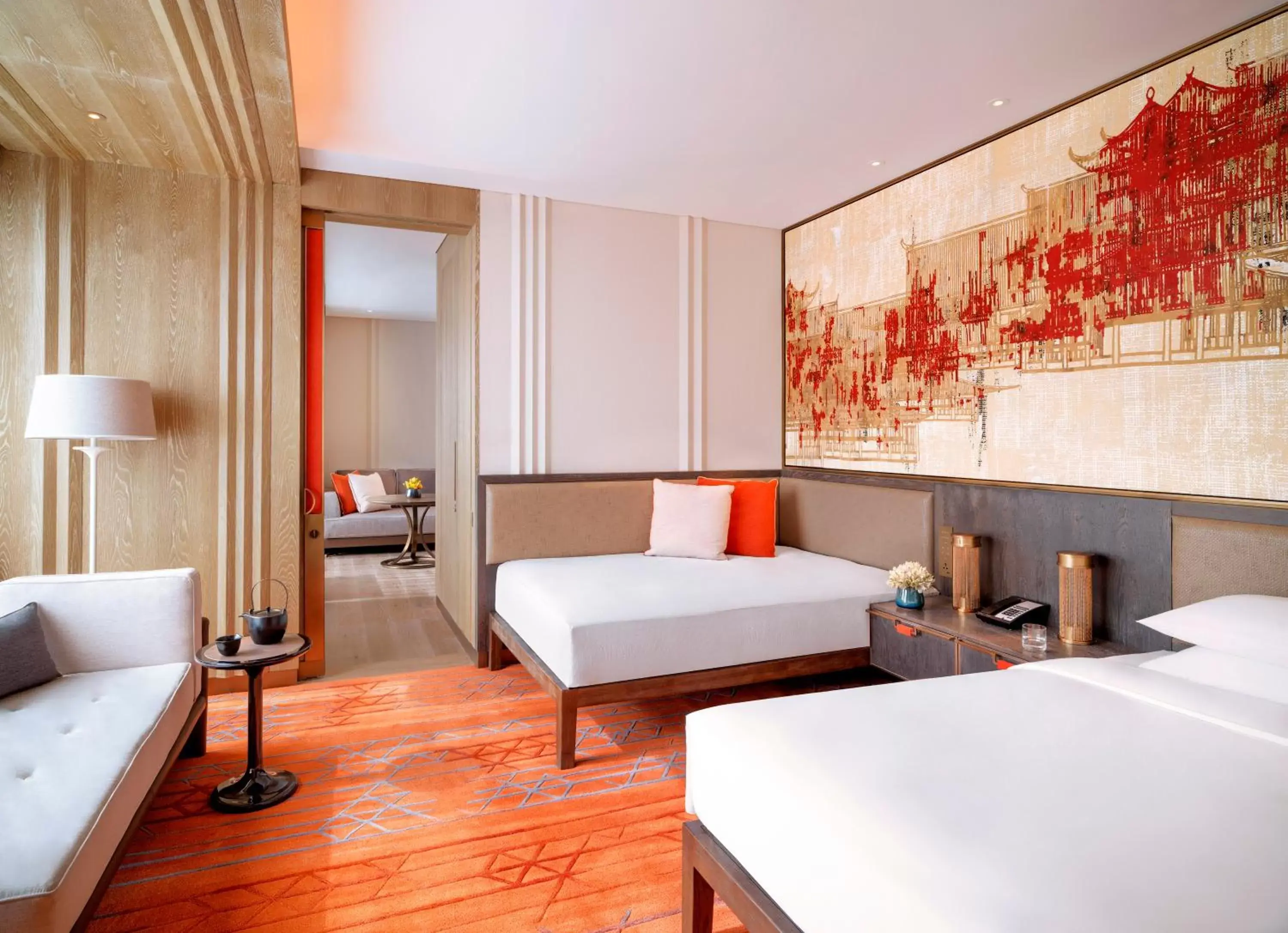 Family Twin Room in Grand Hyatt Xi'an Family Twin Room in Grand Hyatt Xi'an