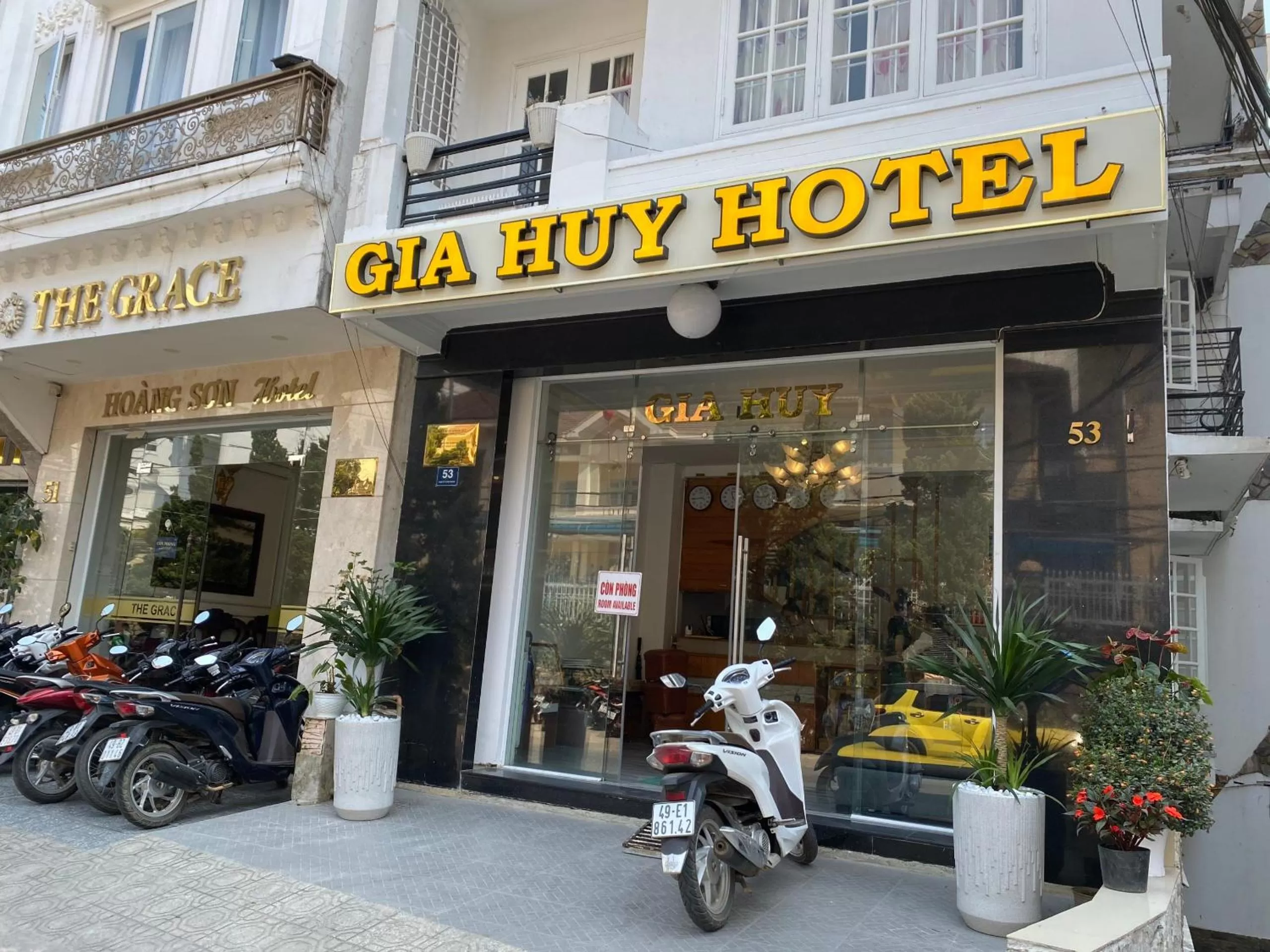 Property building in Glory Gia Huy Hotel