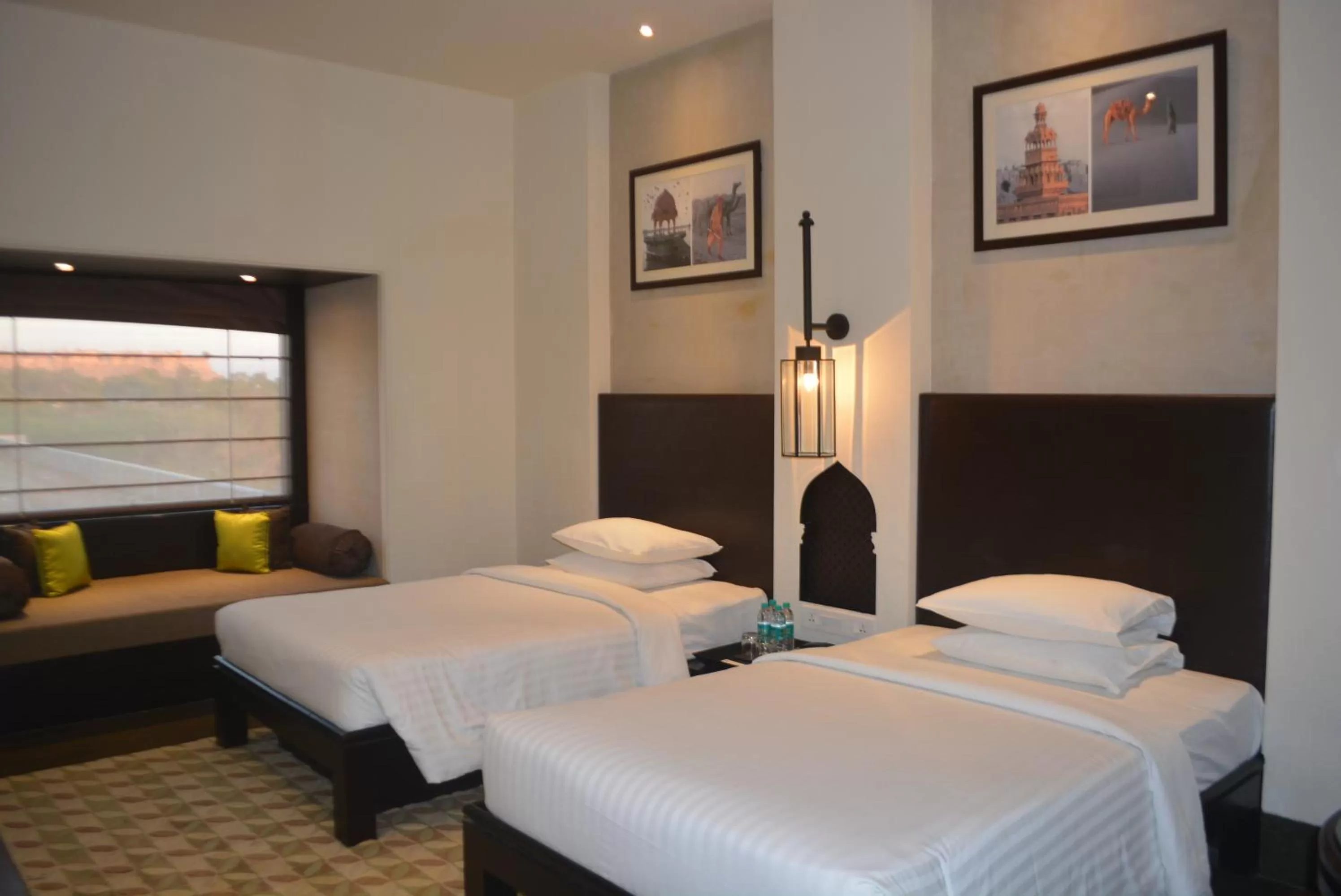 View (from property/room), Bed in Jaisalmer Marriott Resort & Spa