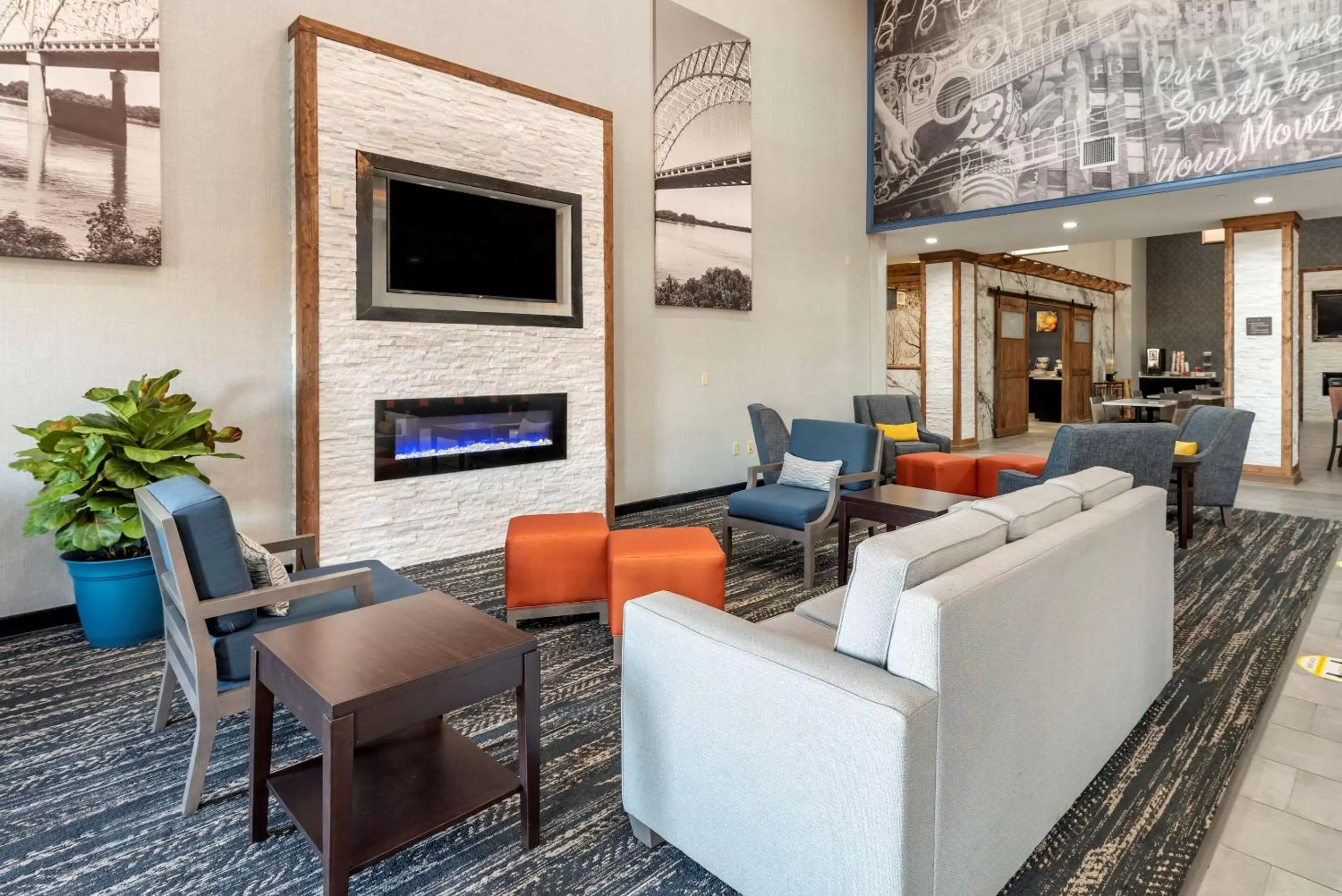 Lobby or reception in Comfort Suites West Memphis I-40 I-55