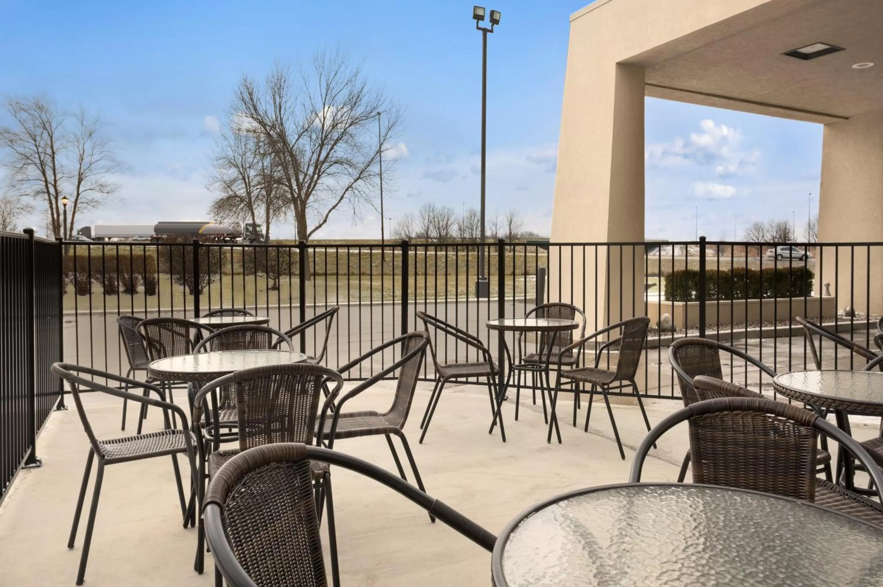 Patio in Baymont by Wyndham Springfield IL