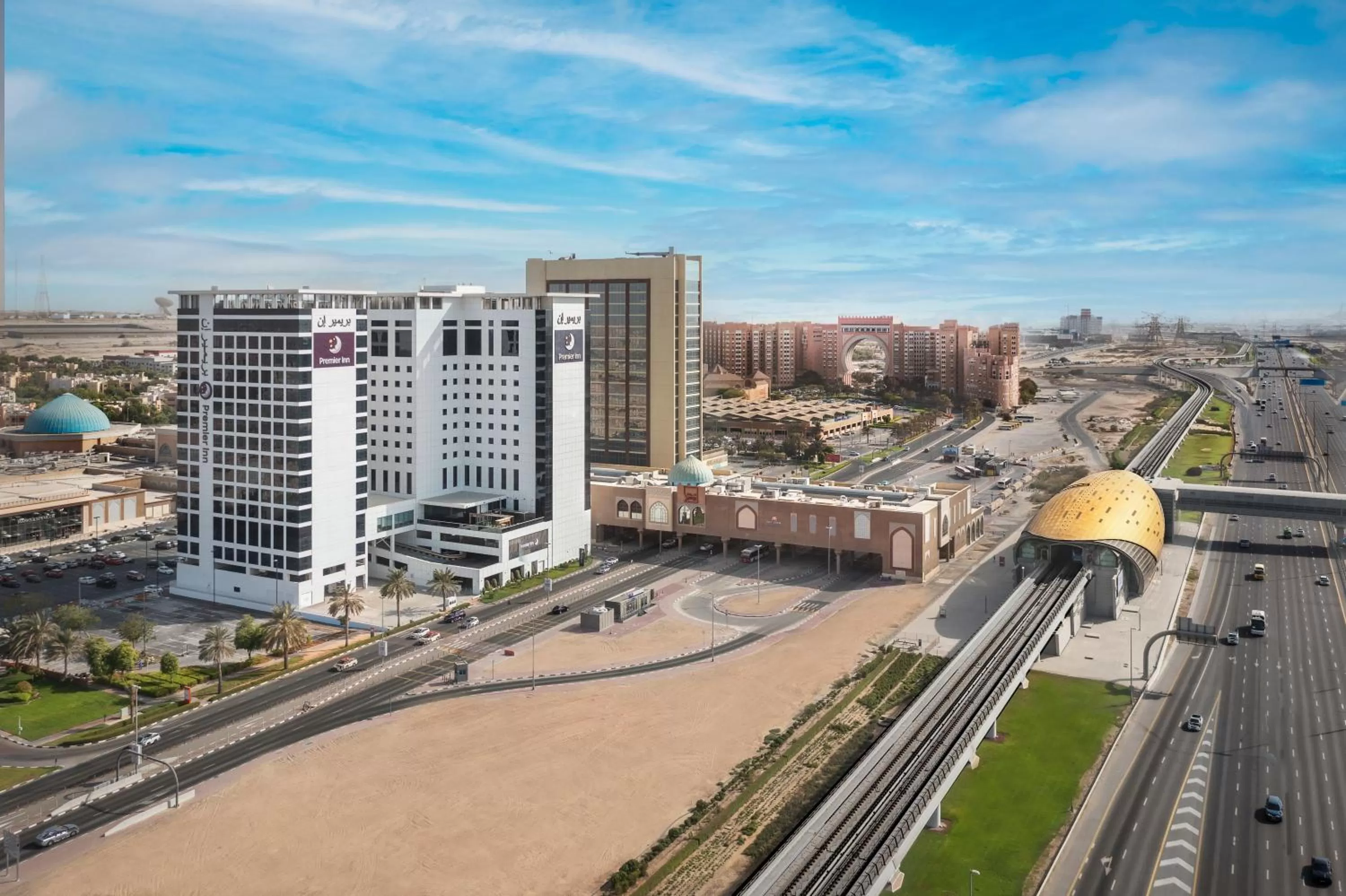 Property building in Premier Inn Dubai Ibn Battuta Mall