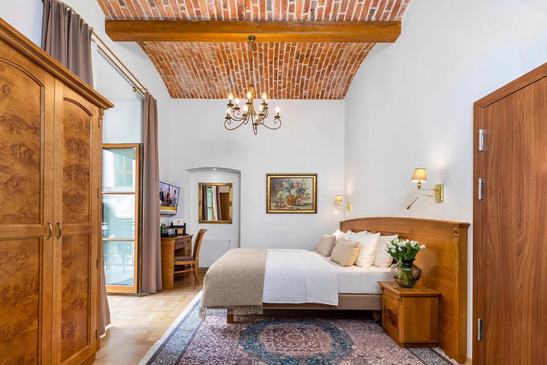 Bed in Ventus Rosa Boutique Aparthotel