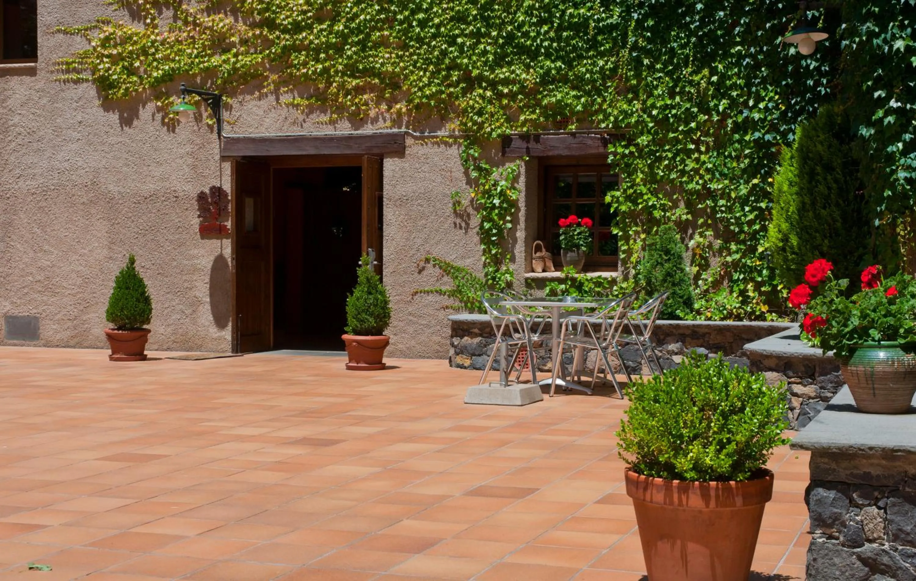 Lobby or reception in Hotel Can Blanc