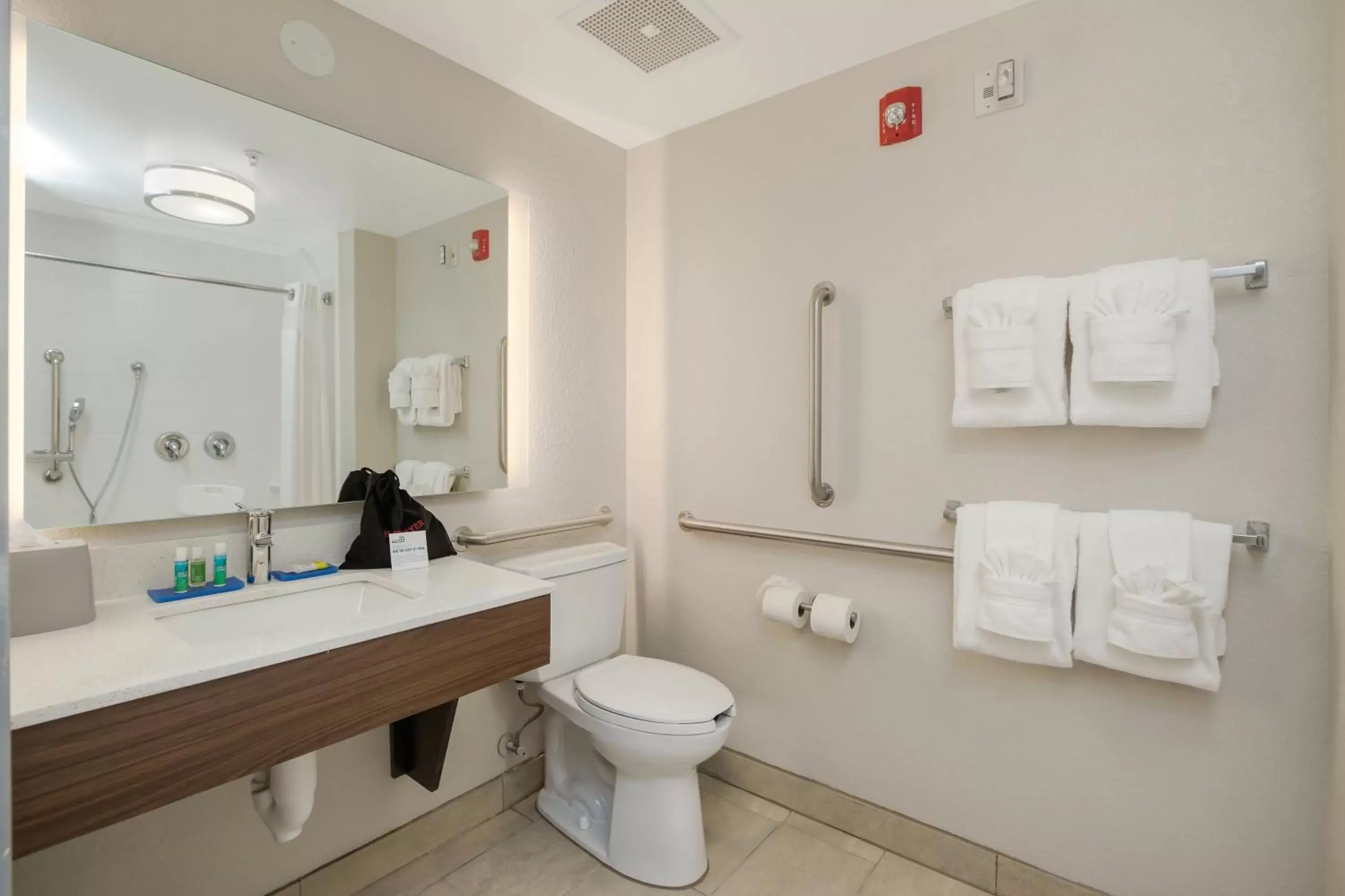 King Room - Disability Access Hearing Accessible Roll-in Shower in Holiday Inn Express Hotel & Suites Orlando - Apopka, an IHG Hotel King Room - Disability Access Hearing Accessible Roll-in Shower in Holiday Inn Express Hotel & Suites Orlando - Apopka, an IHG Hotel