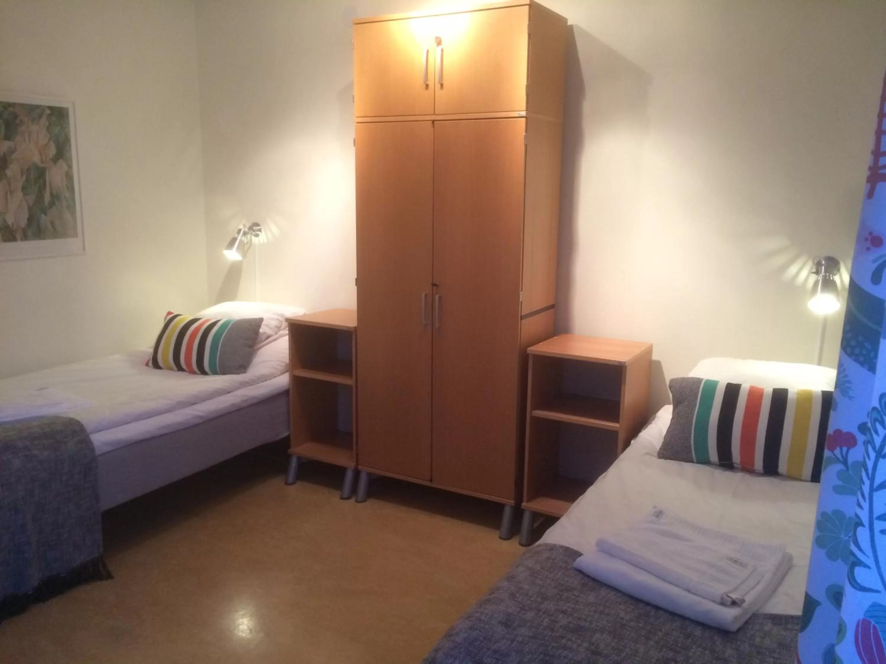 Bed in STF Malmfältens Folkhögskola