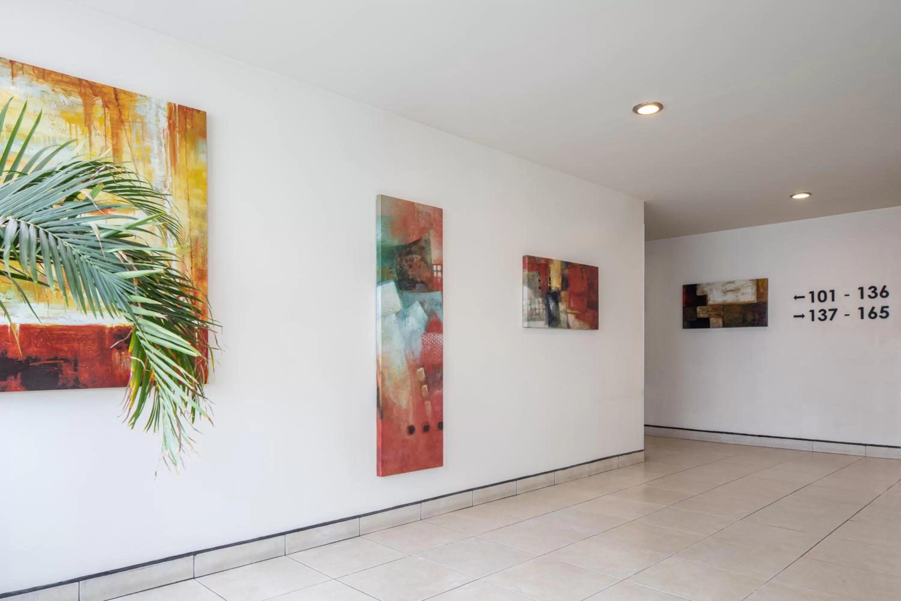 Decorative detail in Hotel Astor Tijuana