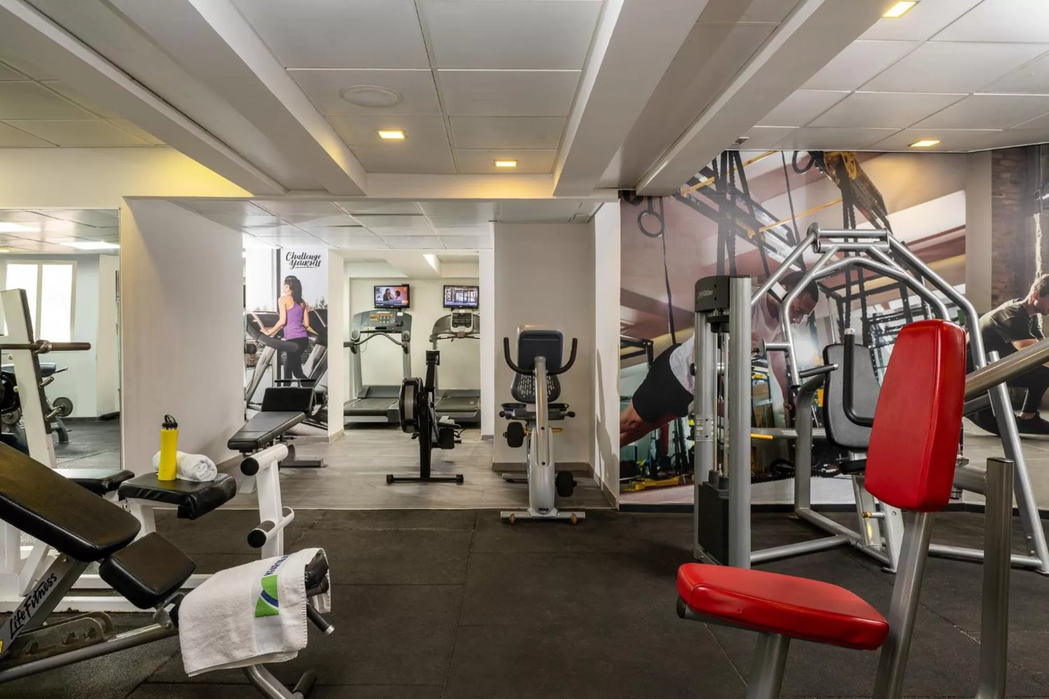 Fitness centre/facilities in Kfar Giladi Hotel