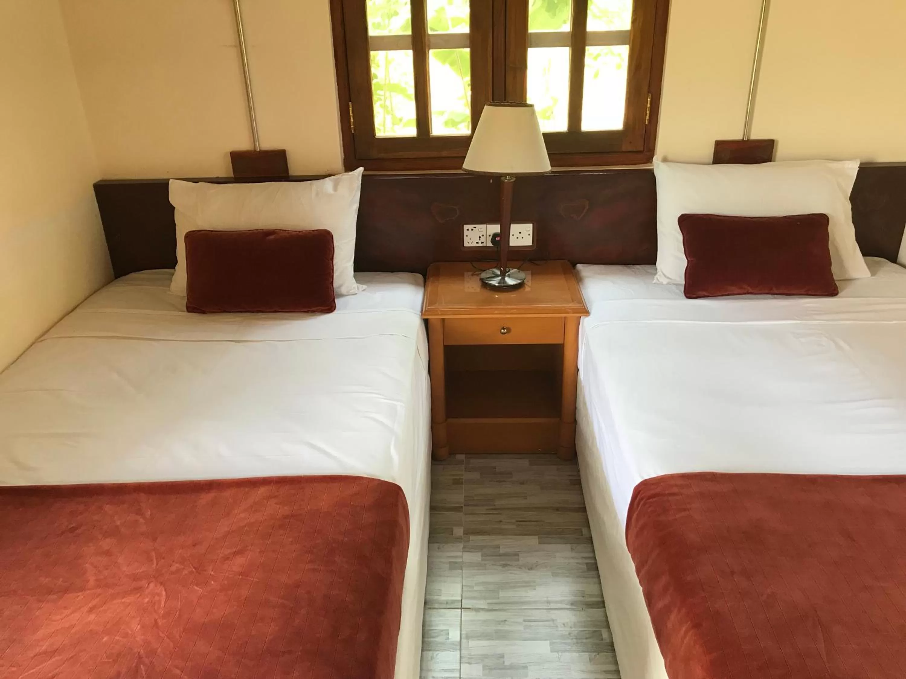 Bed in Hotel 4 U Saliya Garden