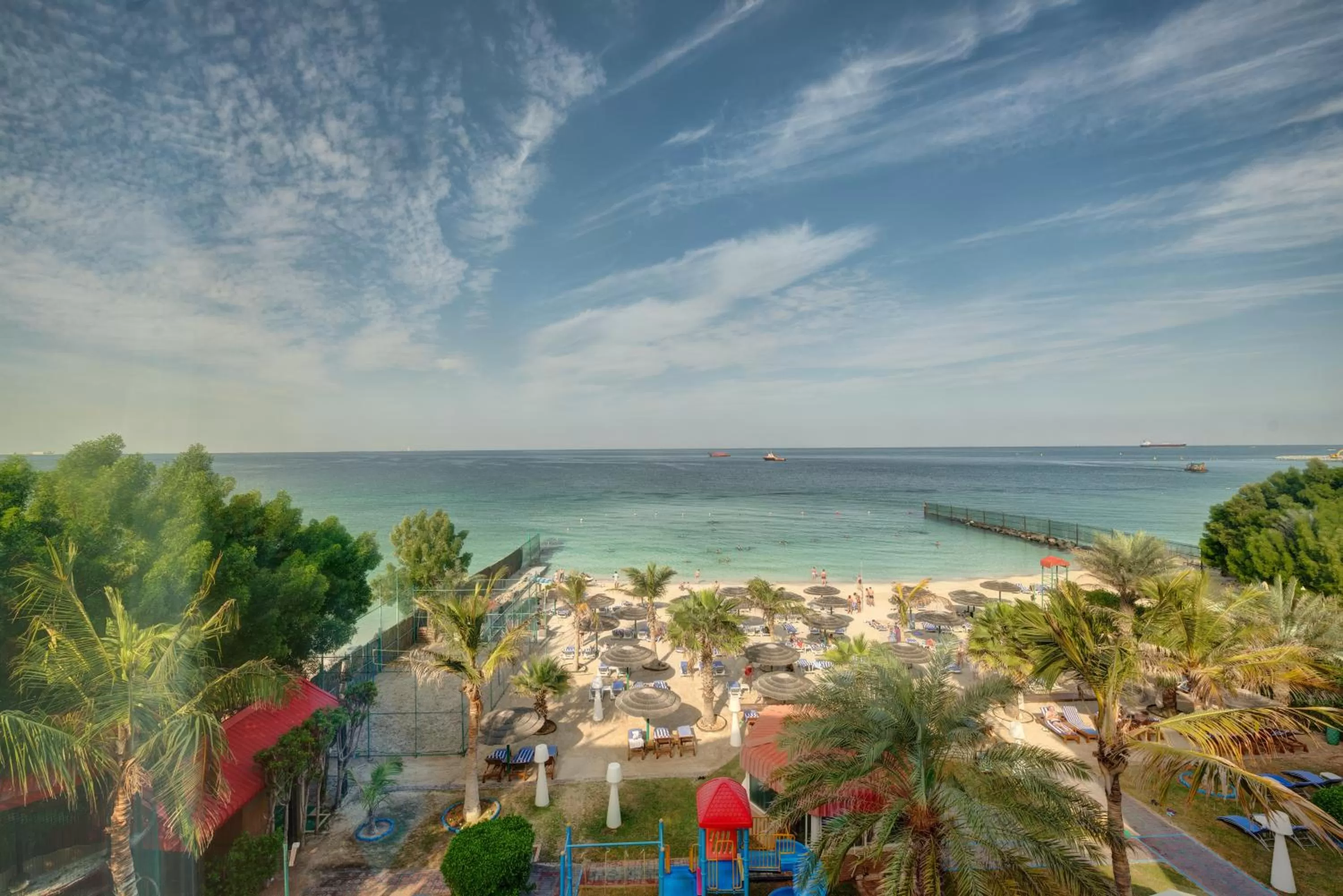 Bird's eye view in Sahara Beach Resort & Spa