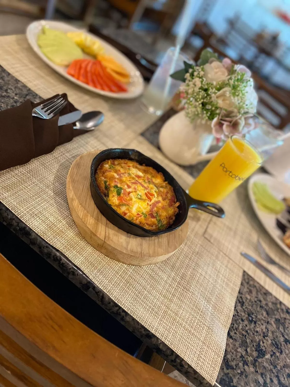 Breakfast in Hotel Portobelo