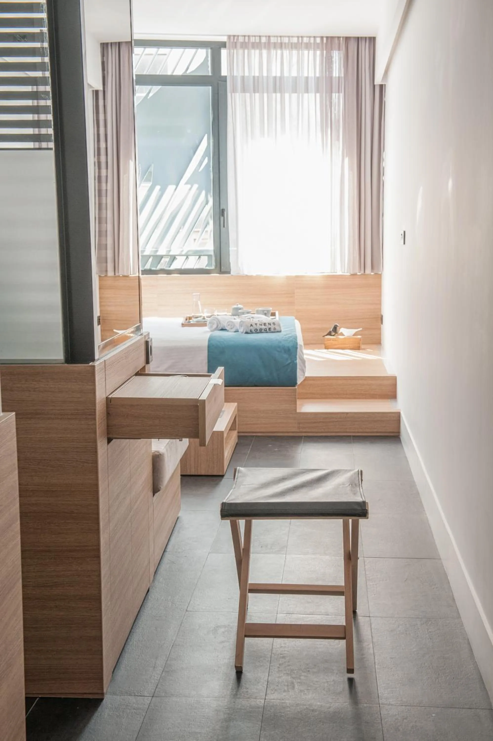 Bedroom, Bed in Athens Lodge by Athens Prime Hotels