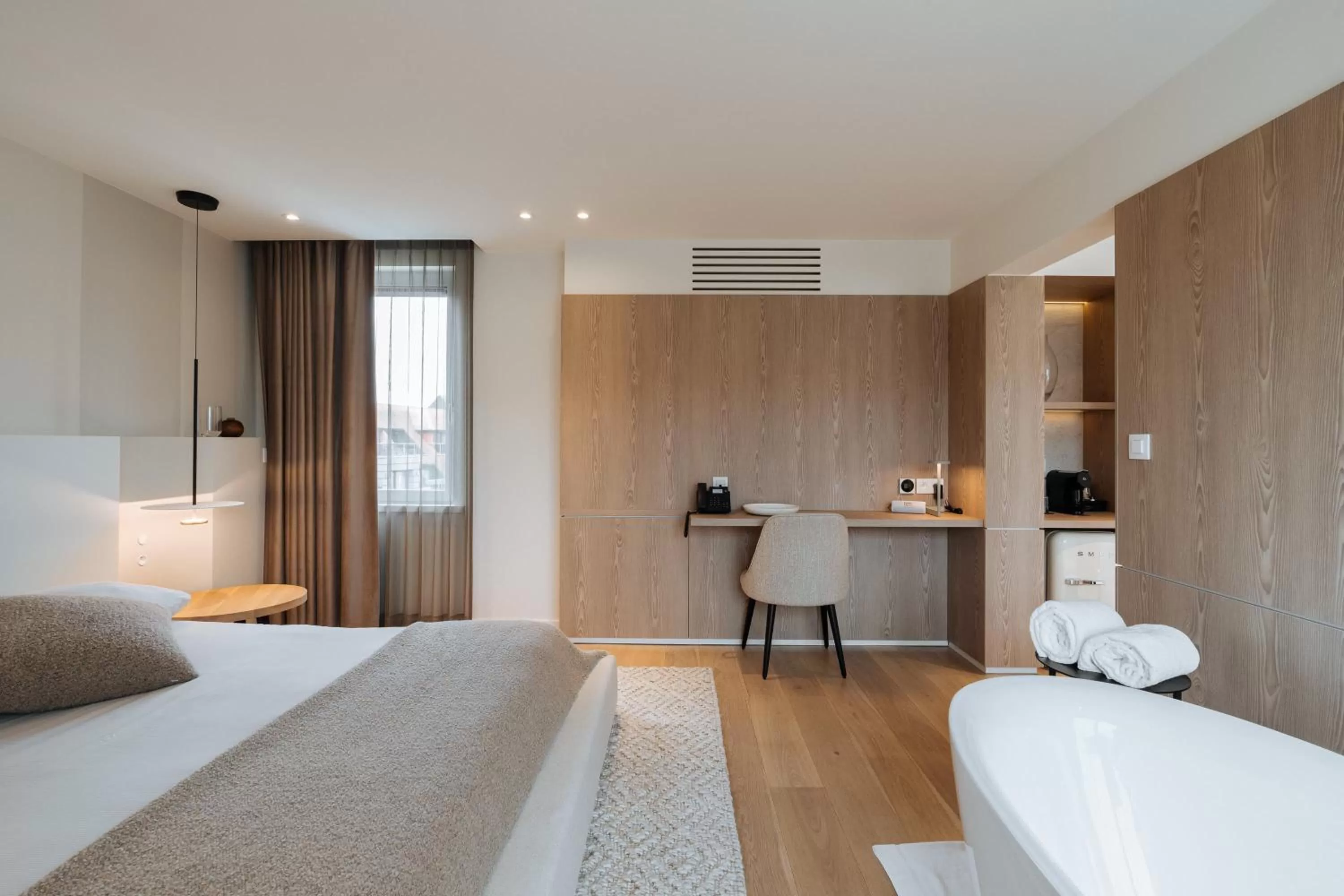 Bed in Cosmopolite Hotel Nieuwpoort-Bad