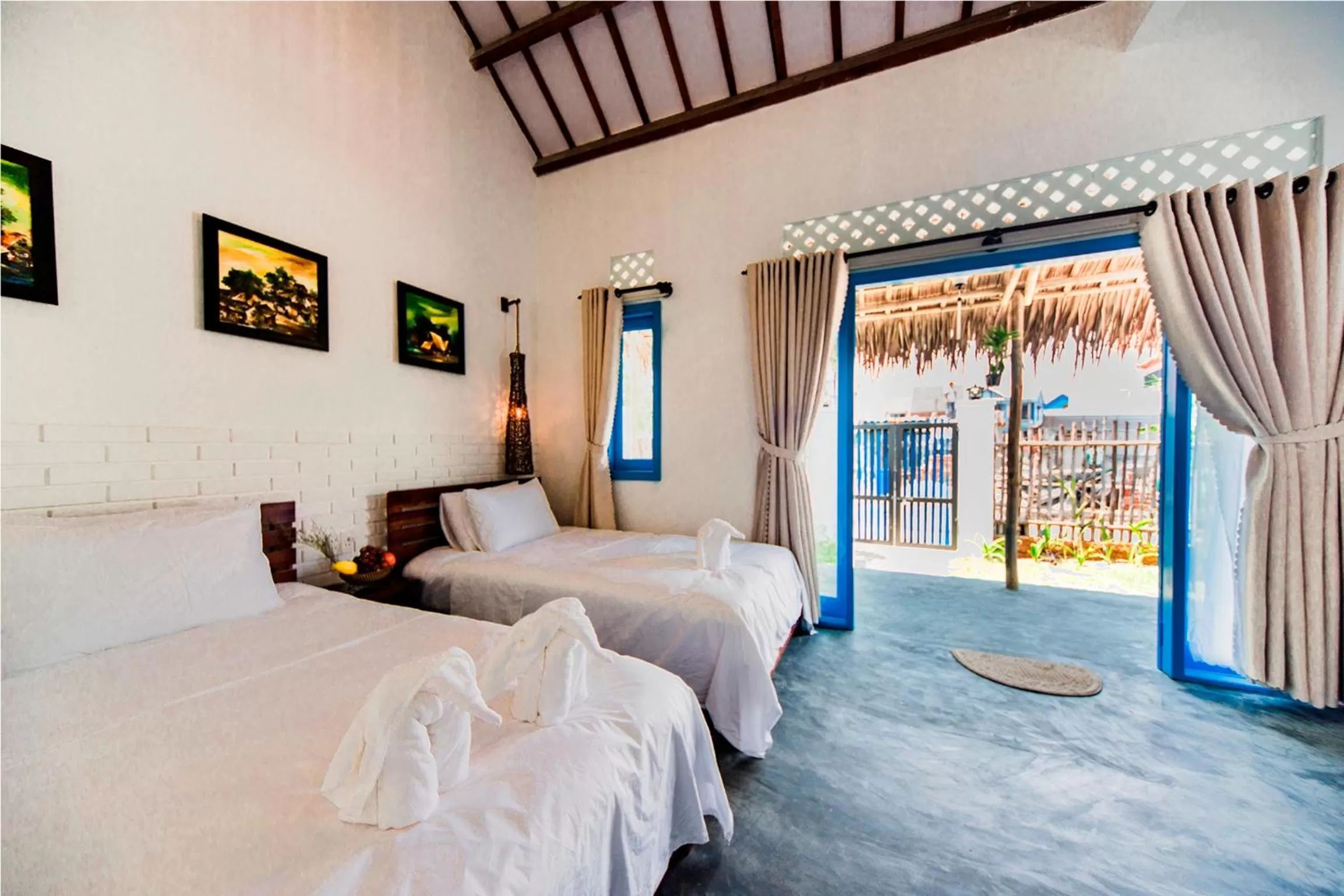 Balcony/Terrace, Bed in Cashew Tree Bungalow