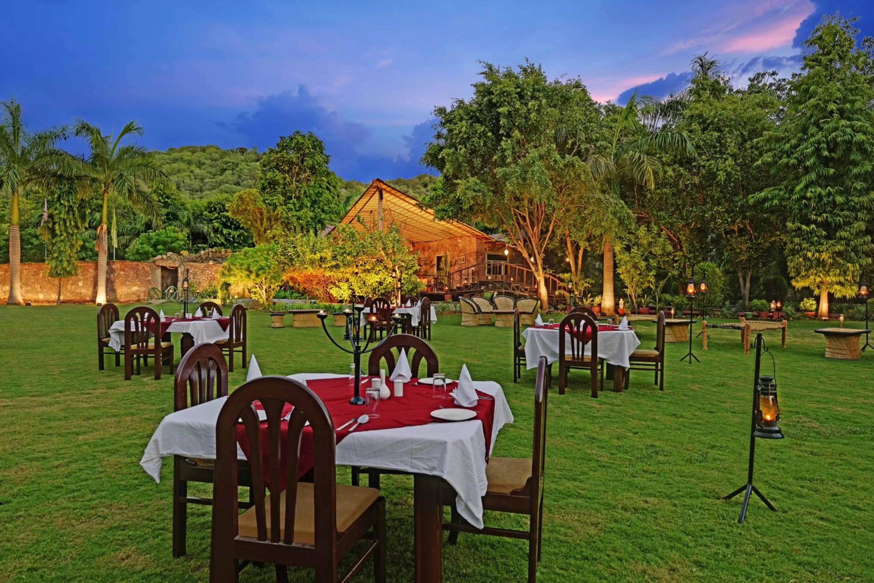 Garden in The Fern Ranthambore Forest Resort Rajasthan