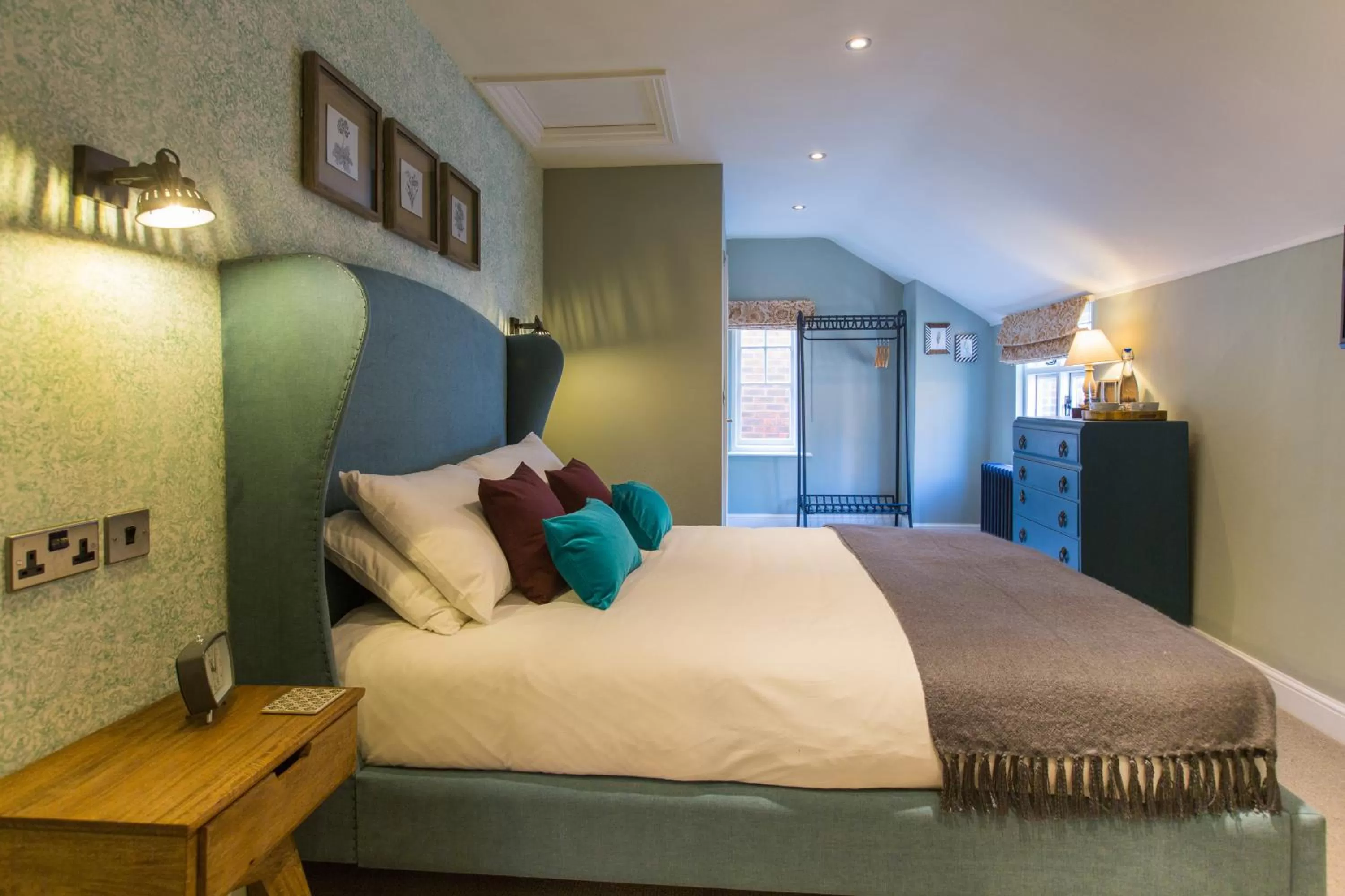 Bedroom, Bed in The Chequers Marlow