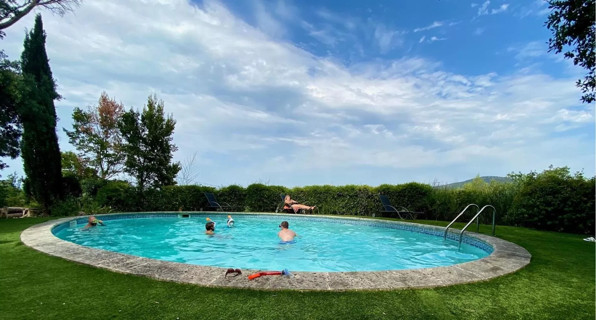 Swimming Pool in Le Moulin de Varrians