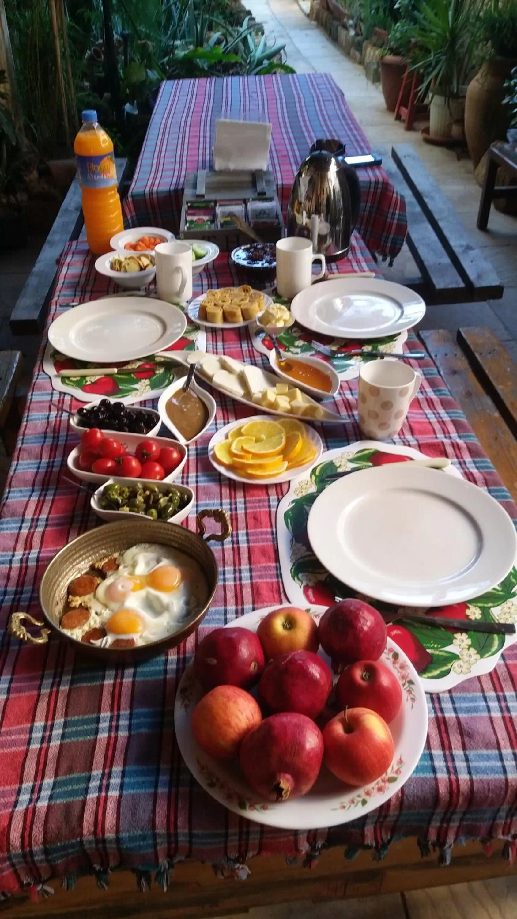 Breakfast in Mystery Garden Guest House