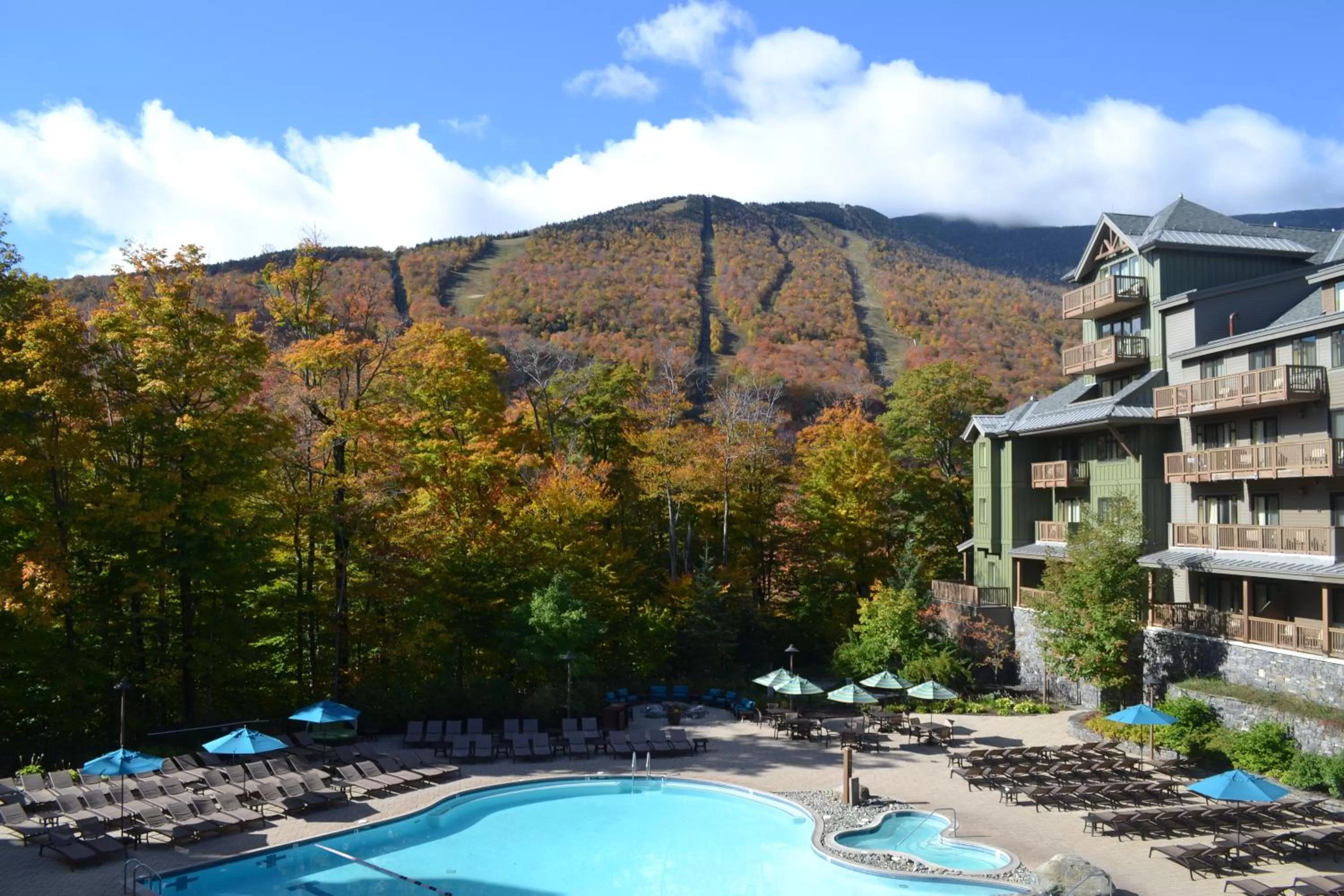 Swimming pool in The Lodge at Spruce Peak, a Destination by Hyatt Residence