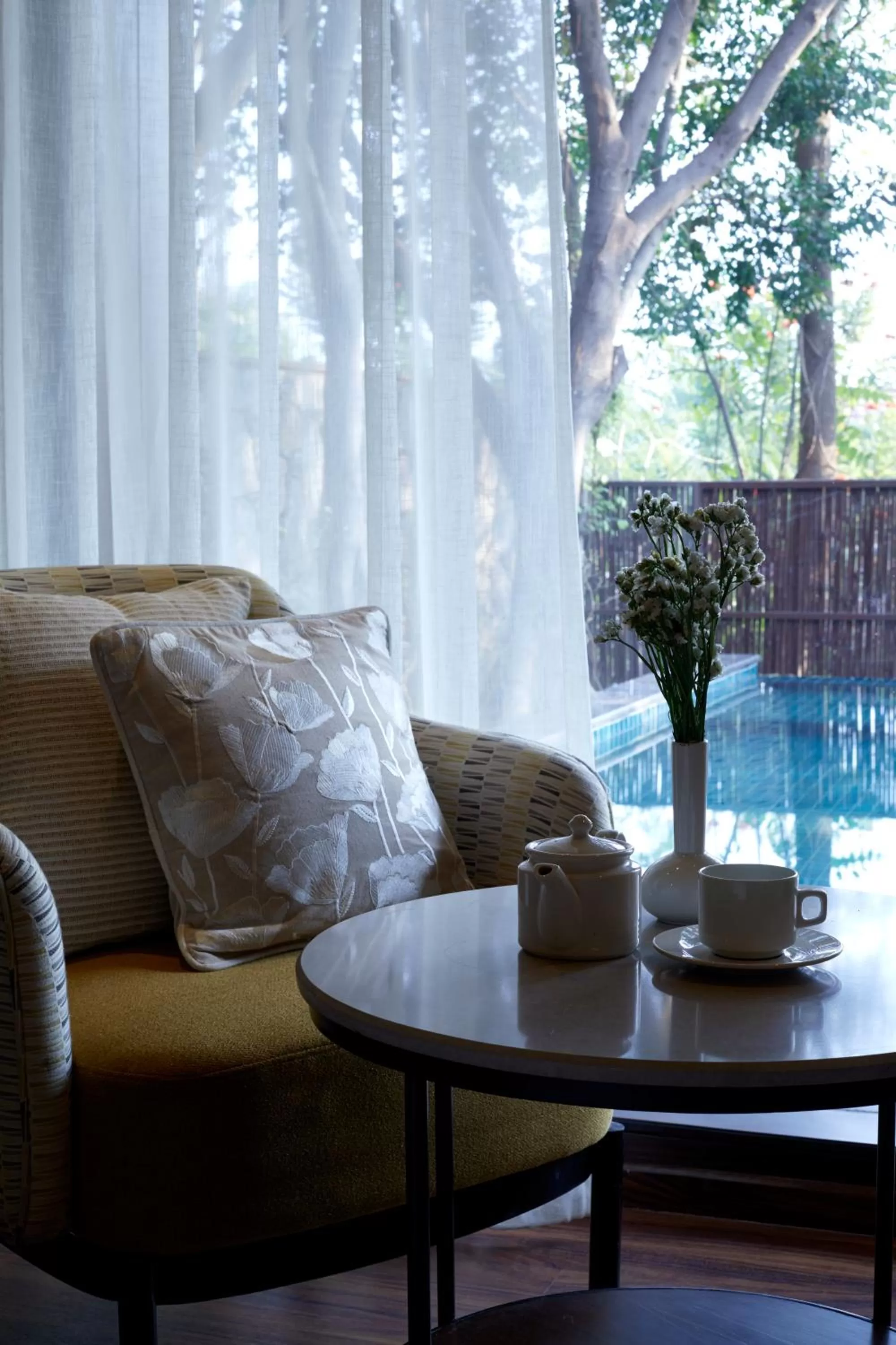 Seating area in The Ananta Udaipur