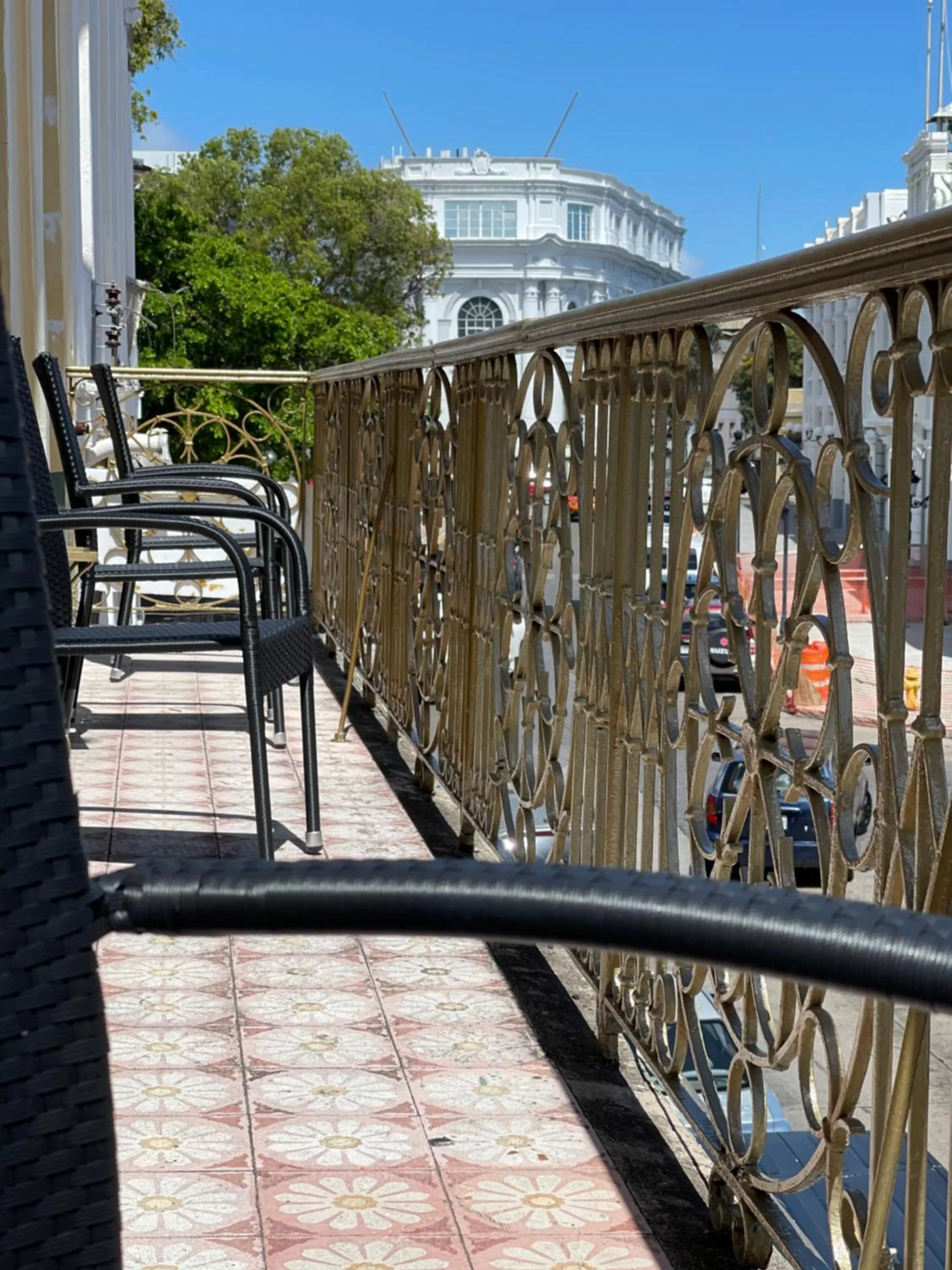 Balcony/Terrace in Boutique Hotel Belgica