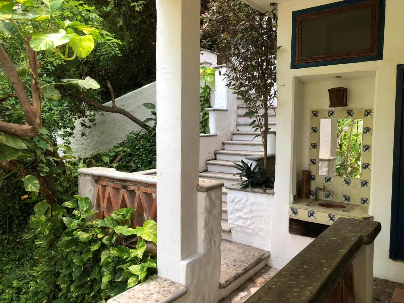 Patio in Hotel Arcoiris