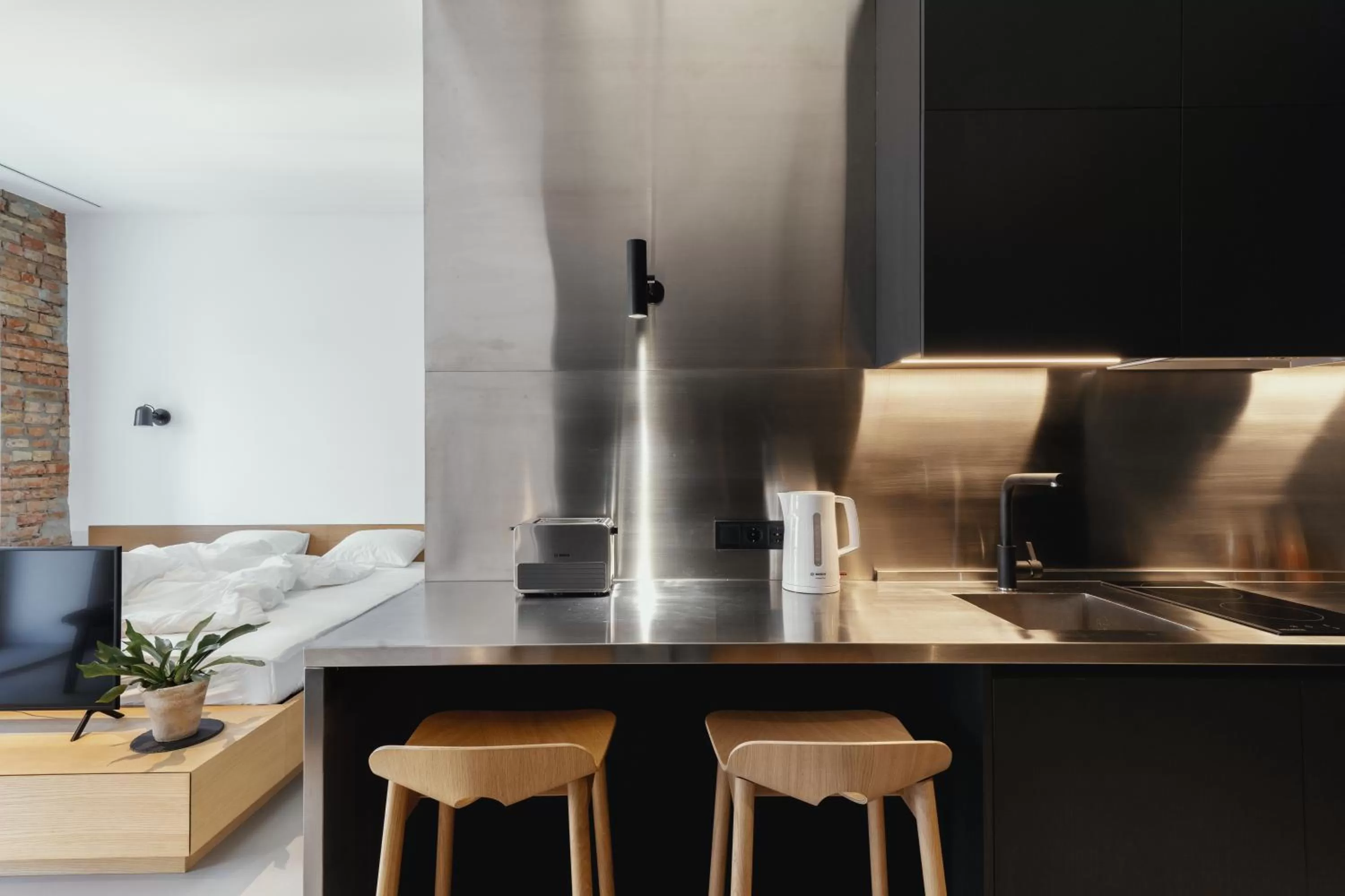 Kitchen/Kitchenette in Owntown Apart Hotel