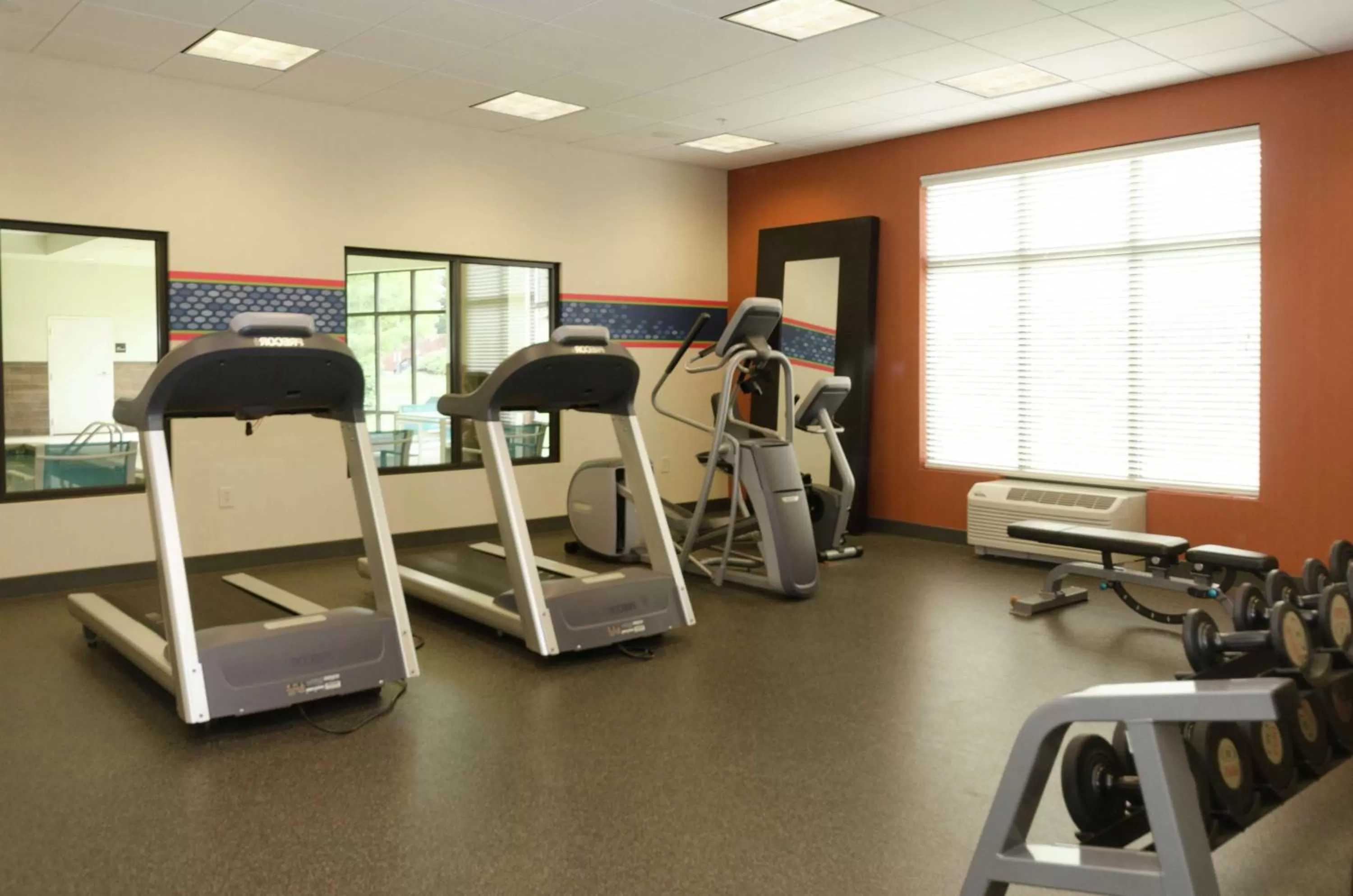 Fitness centre/facilities in Hampton Inn Hickory