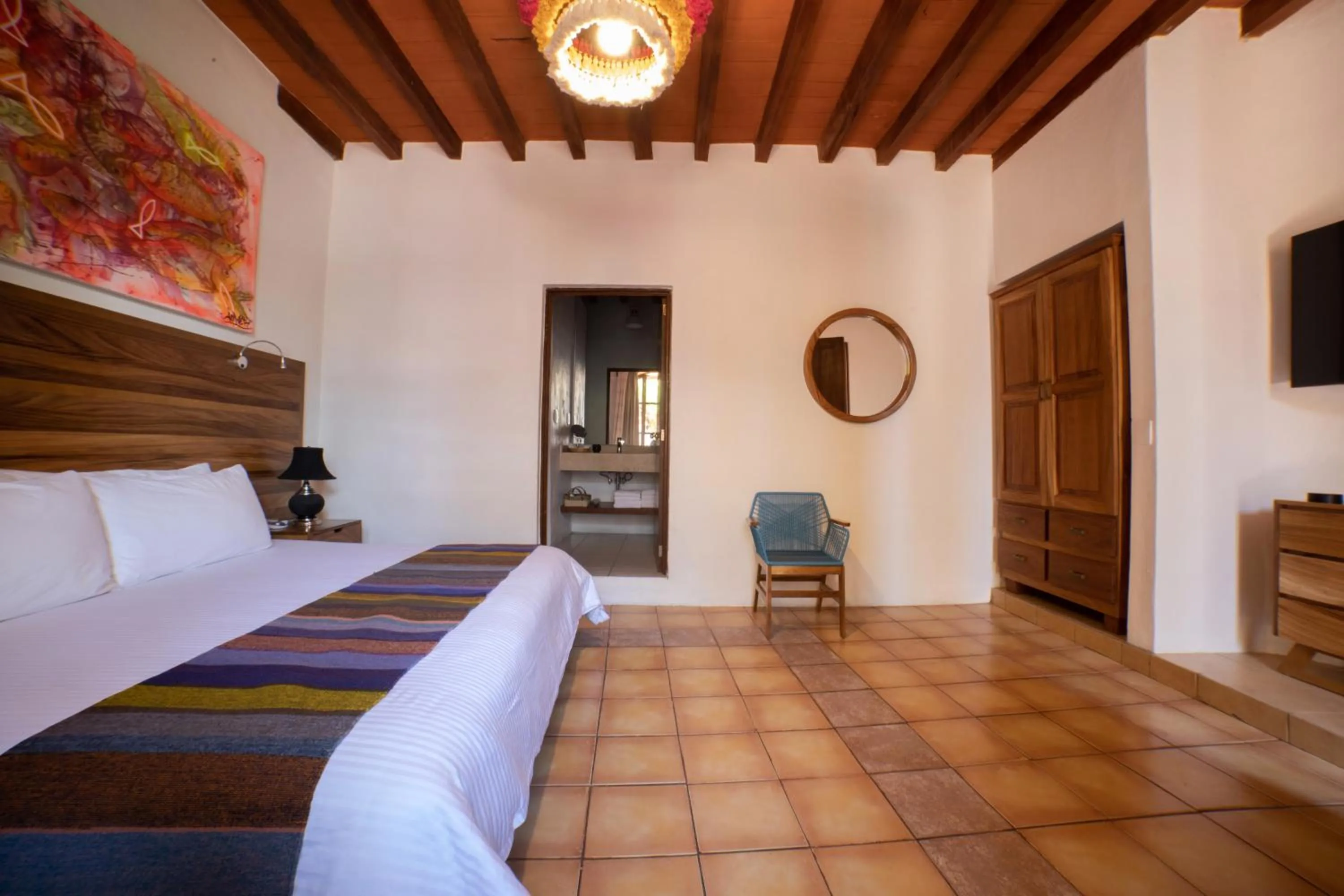 Bedroom, Bed in NaNa Vida Hotel Oaxaca