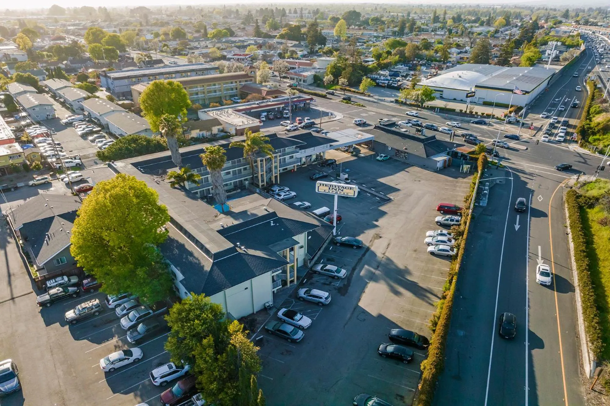 Property building in Heritage Inn Express Hayward