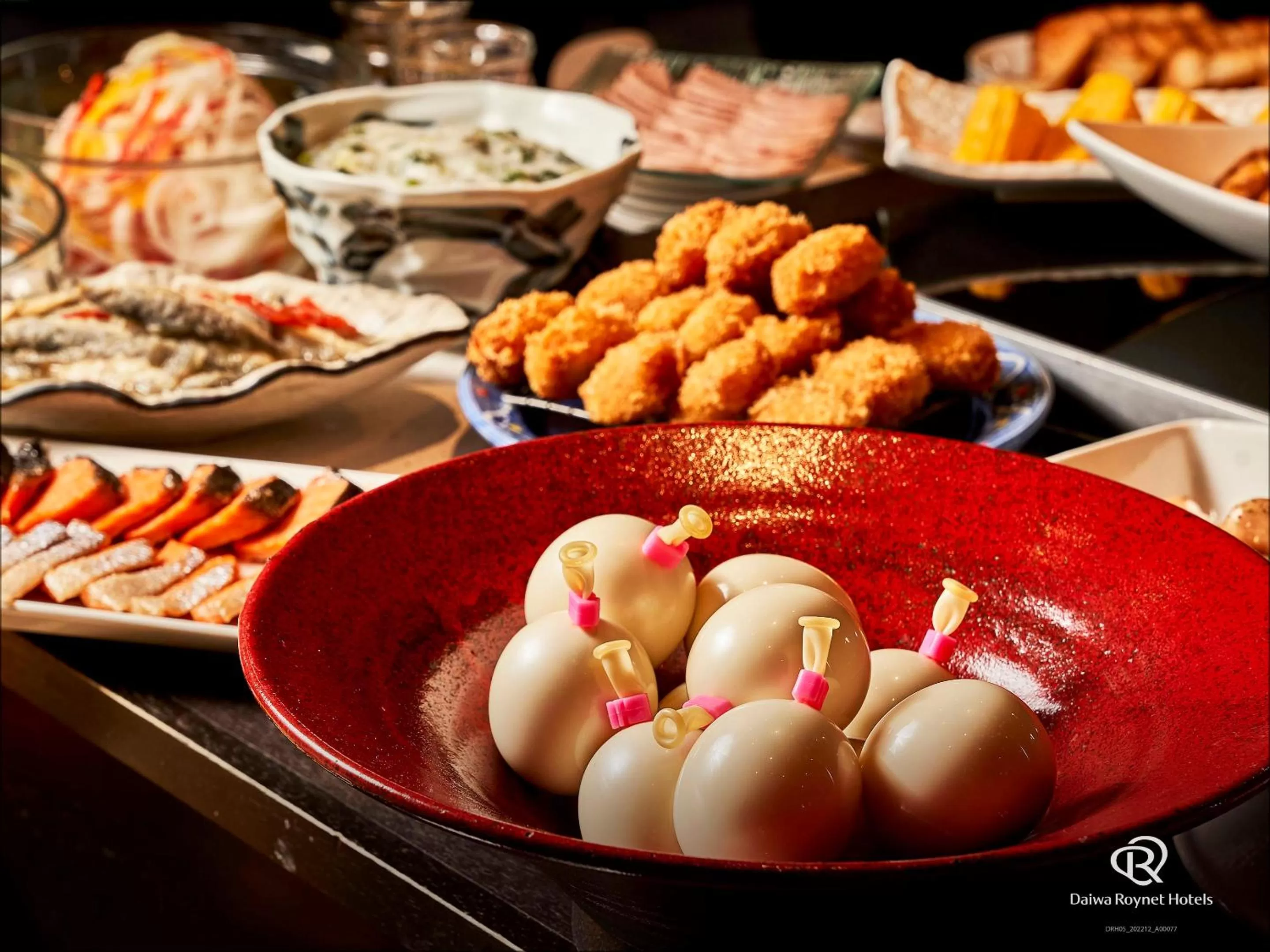 Buffet breakfast in Daiwa Roynet Hotel Osaka-Kitahama
