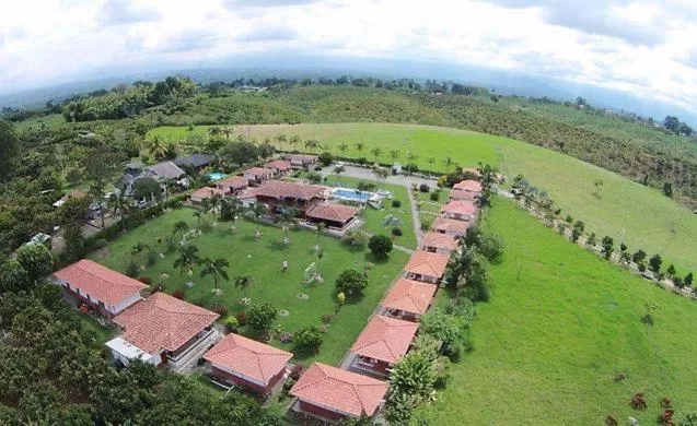 Bird's-eye View in Finca Hotel Cabañas del parque