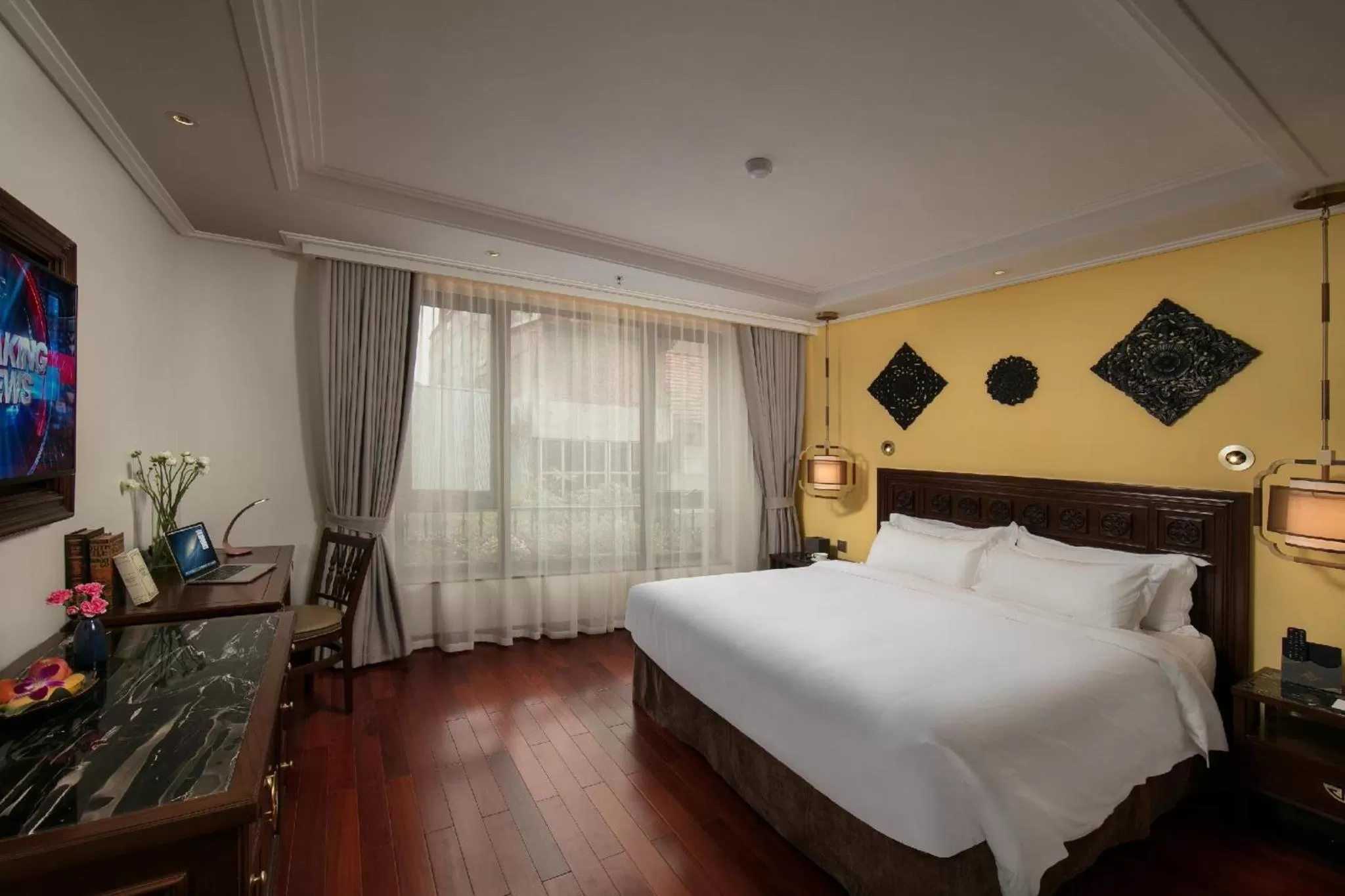 Photo of the whole room, Bed in Lucien Hanoi Lakeside Hotel & Rooftop