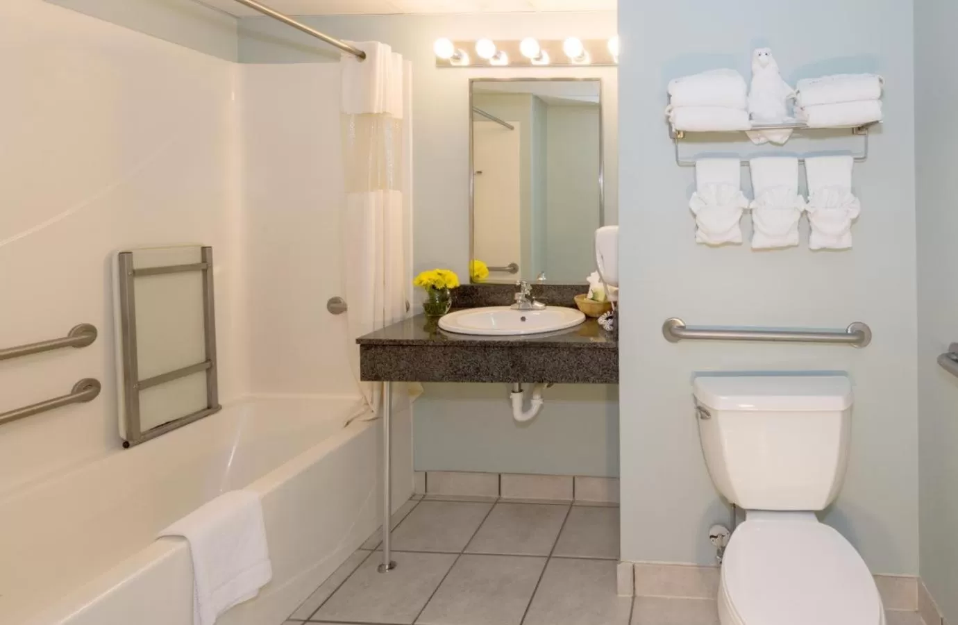 Shower in Park Place Hotel