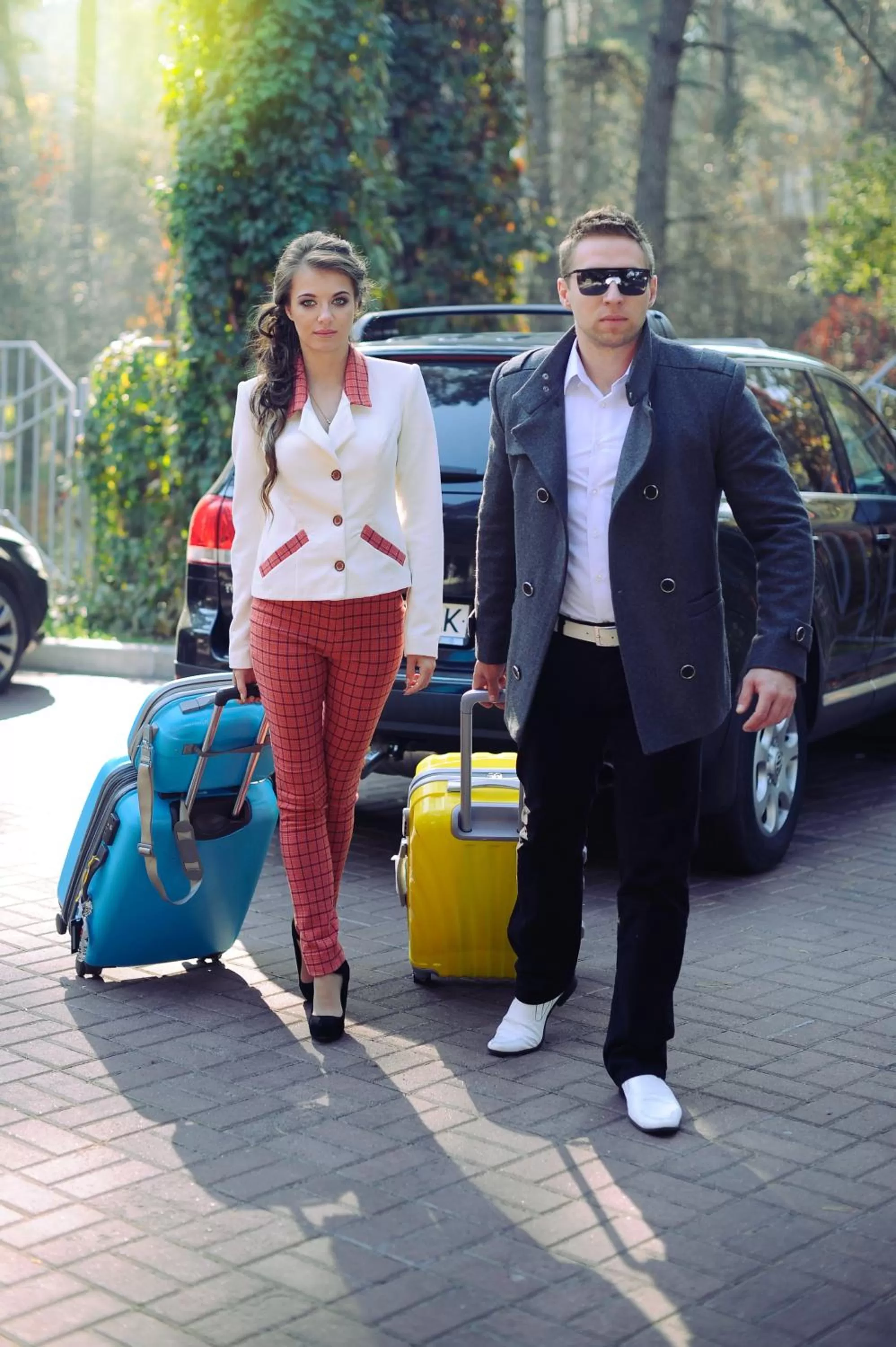 People in Ukraina Hotel