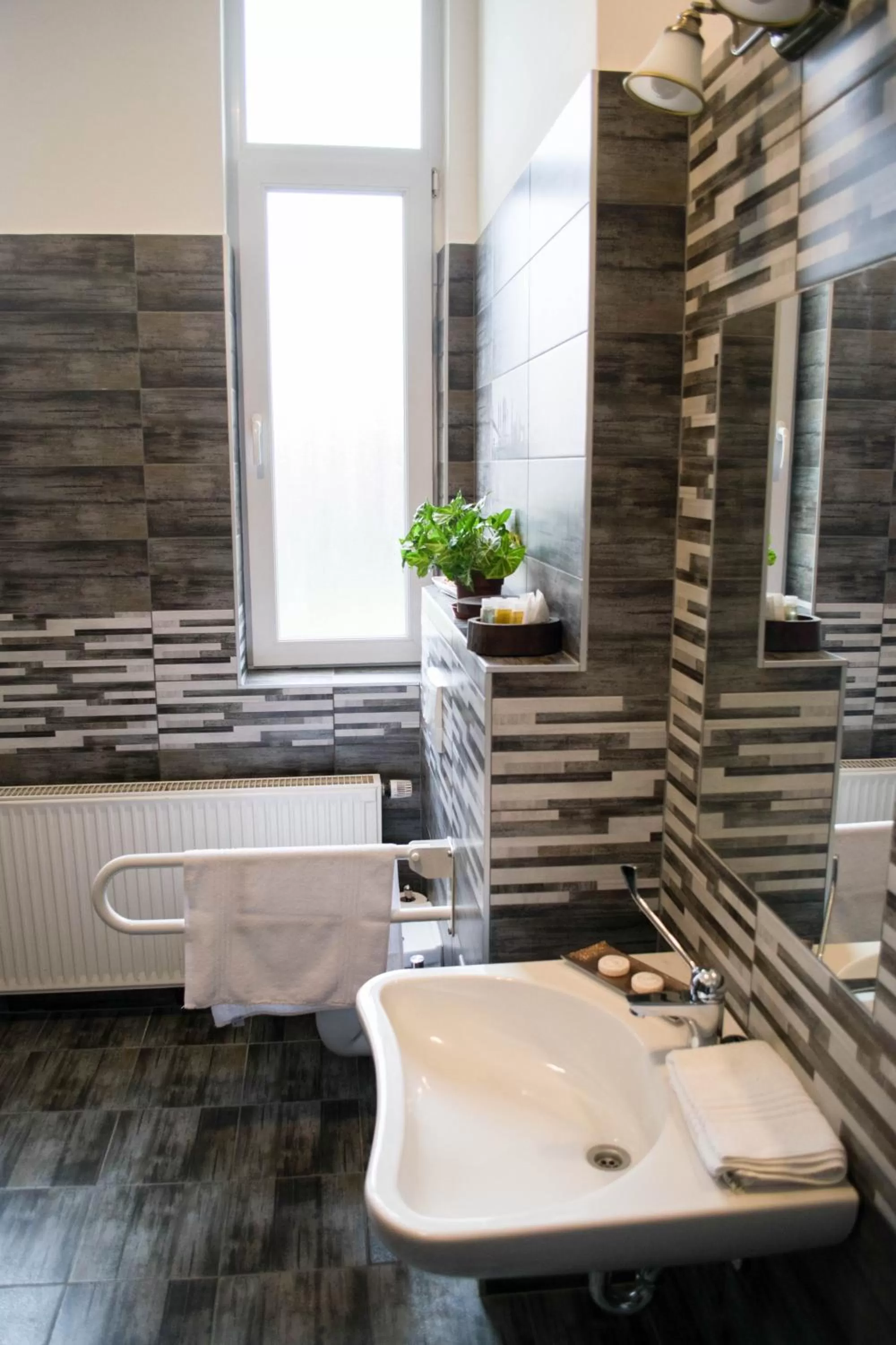 Bathroom in Petra Hotel