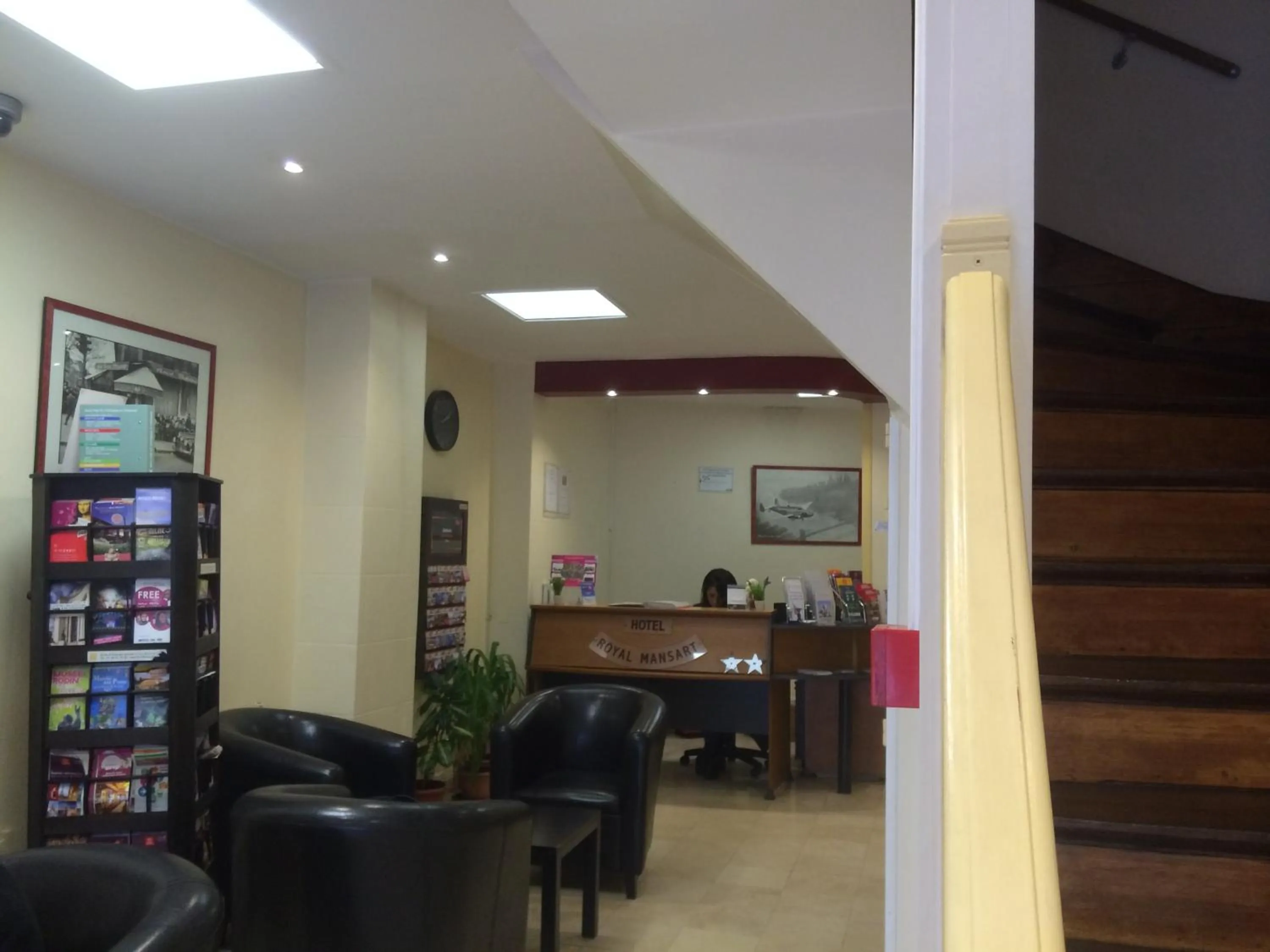 Lobby or reception in Hotel Royal Mansart