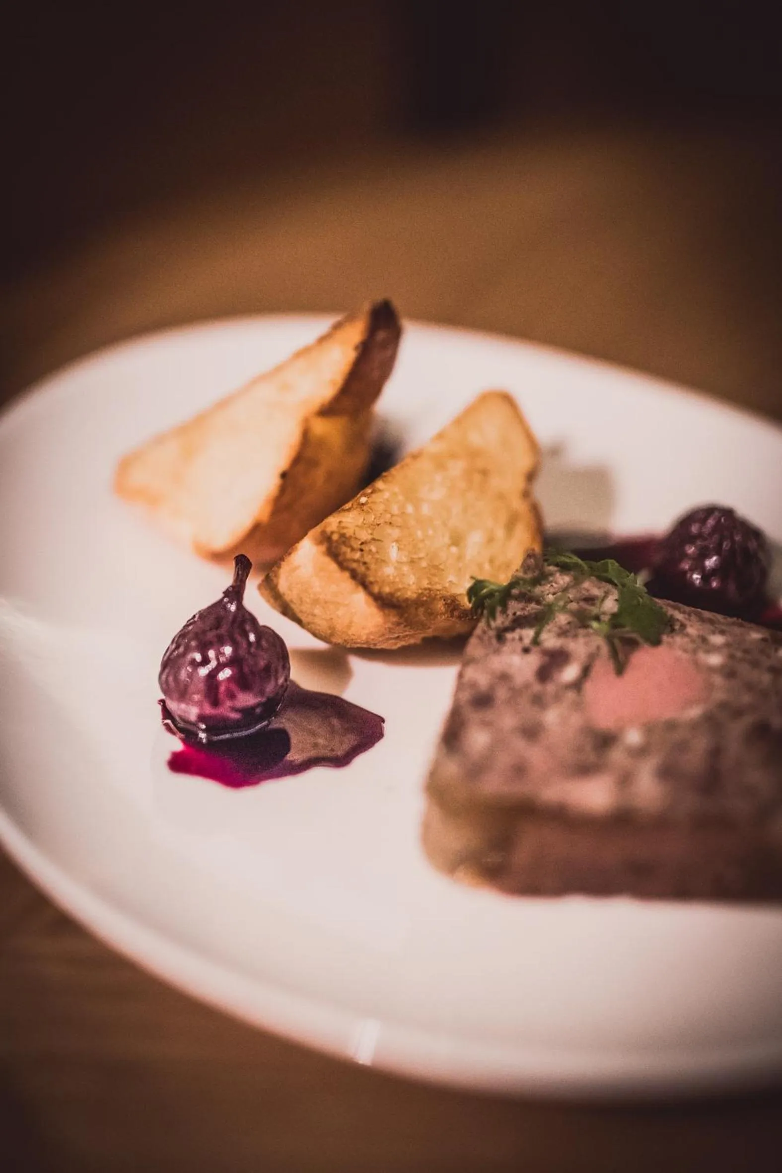 Food close-up in CORTIINA Hotel