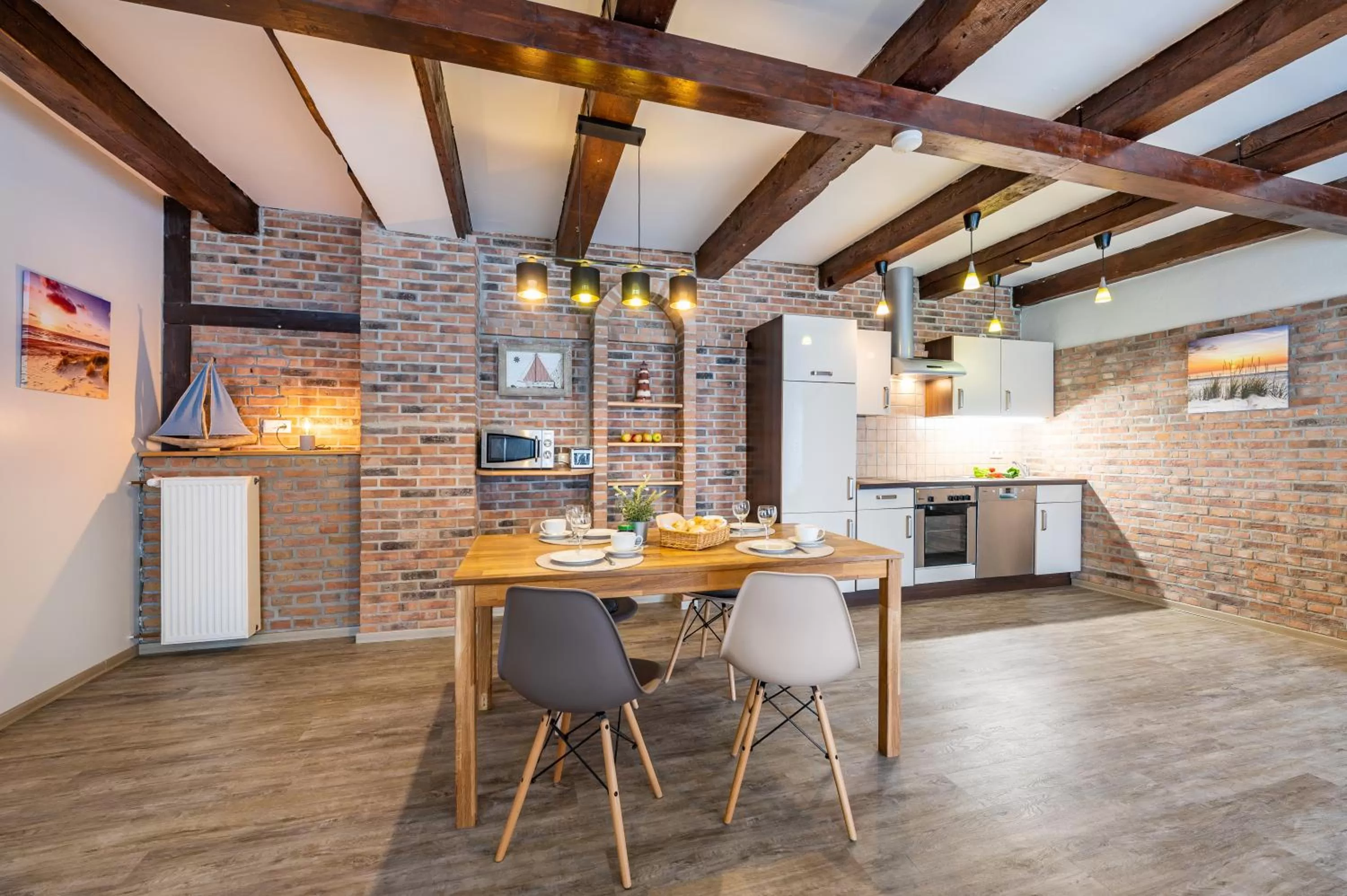 Dining Area in Haus Ferienglück Sauna im Haus