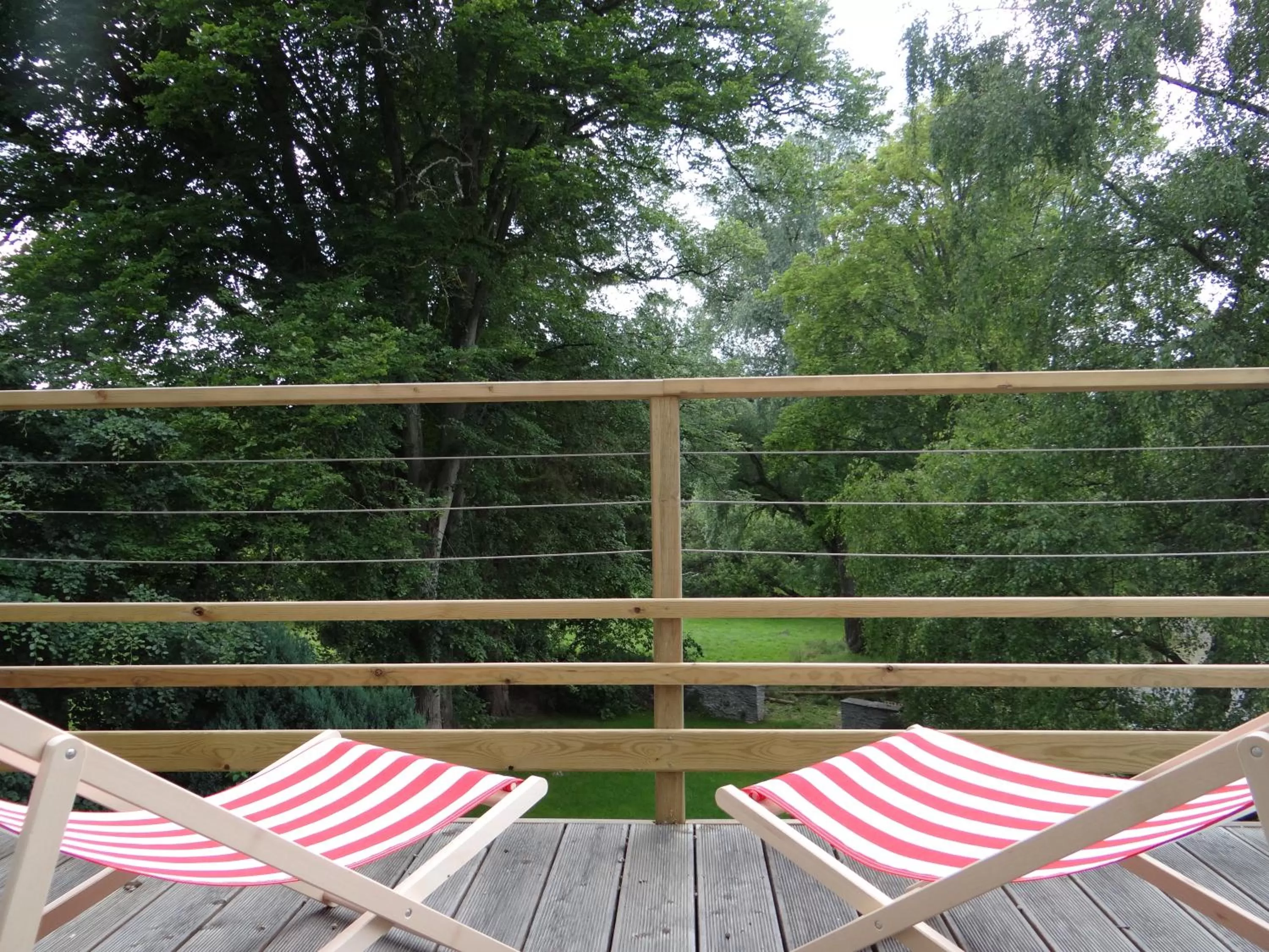 Balcony/Terrace in B&B Les Tilleuls
