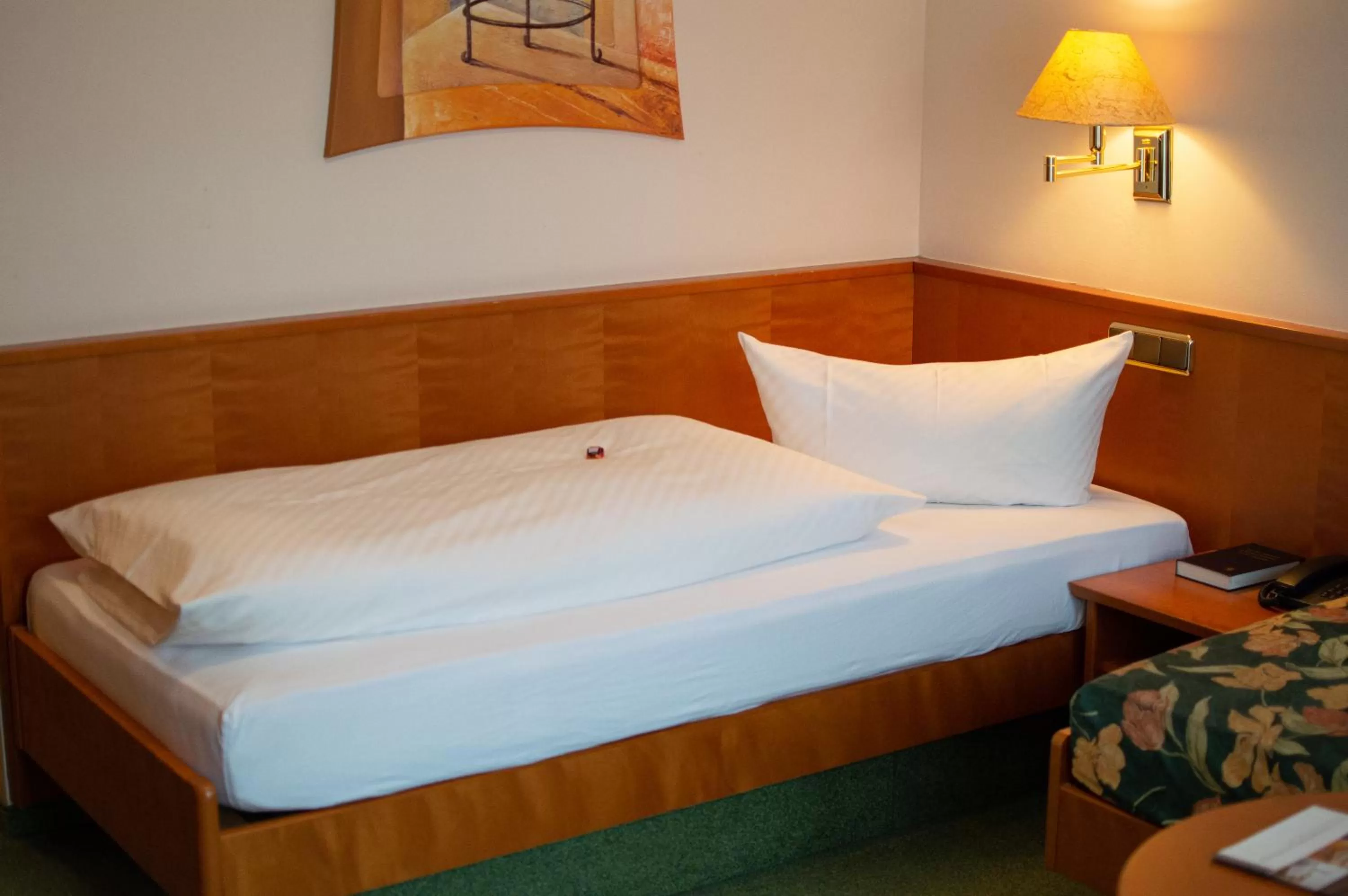 Photo of the whole room, Bed in Hotel Pfeffermühle