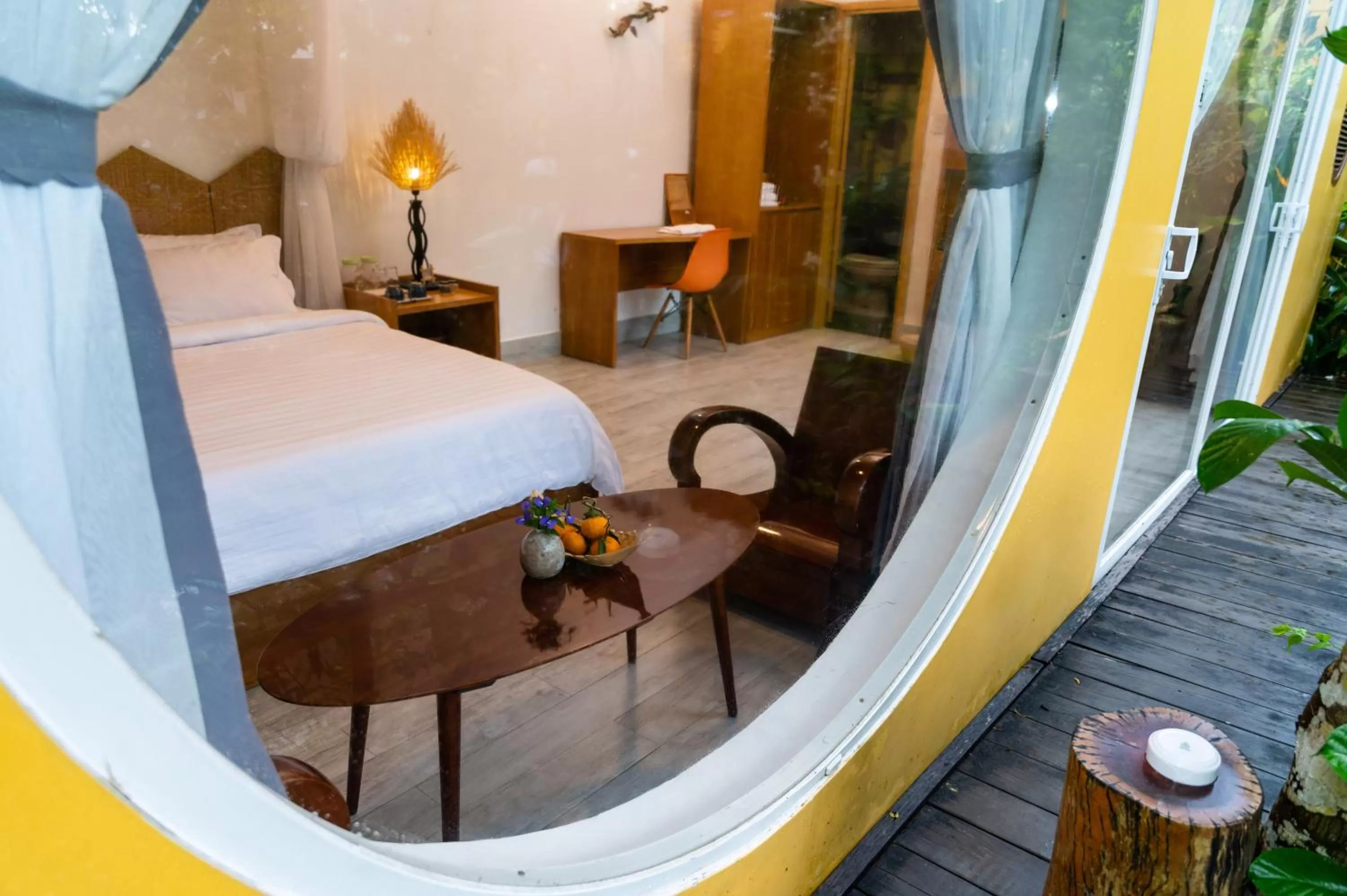 Bedroom, Bed in Binh Minh Eco Lodge