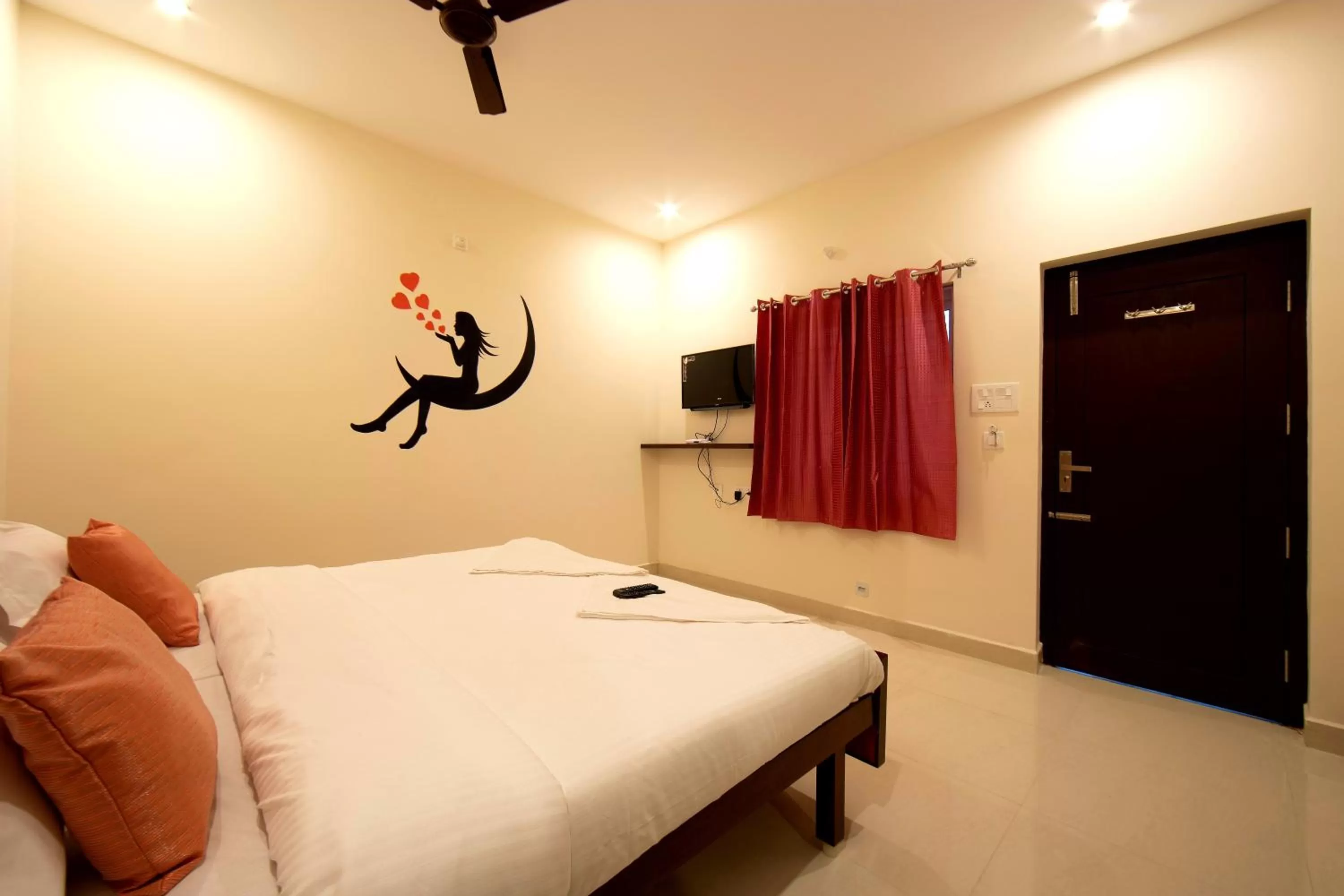 Bed in Thiru Pavilion Retreat