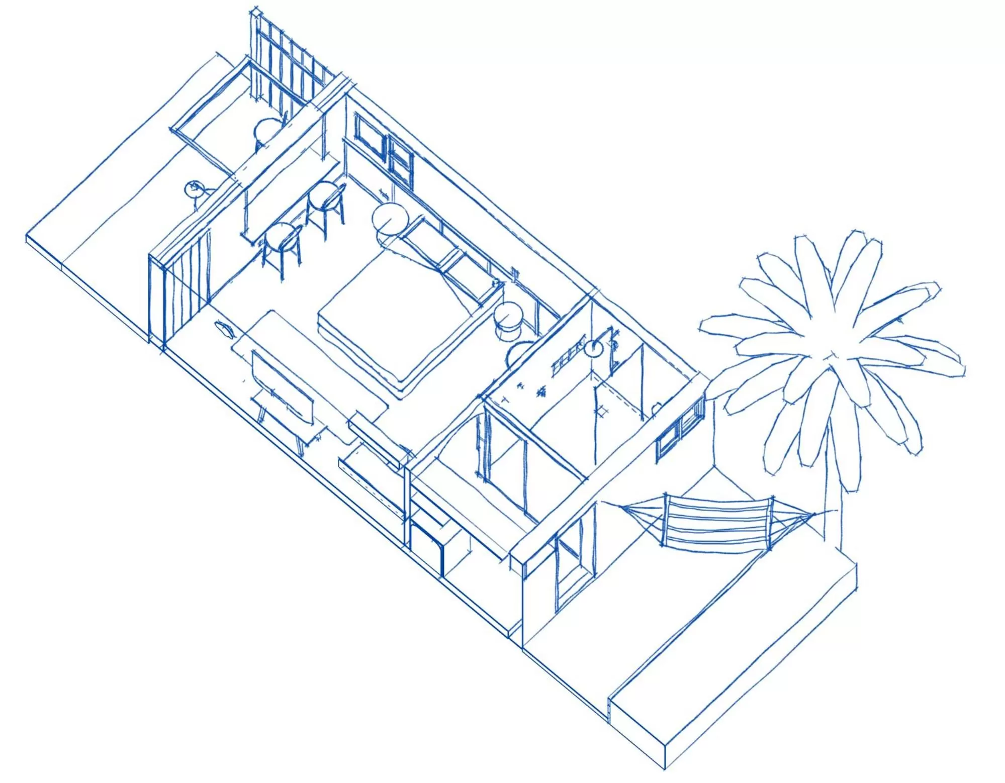 Superior Queen Room in The Blue Water Motel