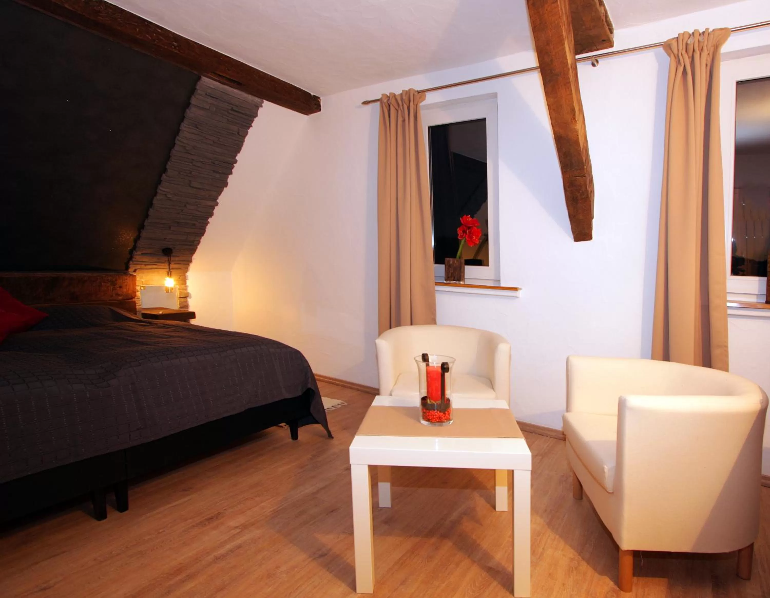 Bed in Hotel Restaurant Lindenhof