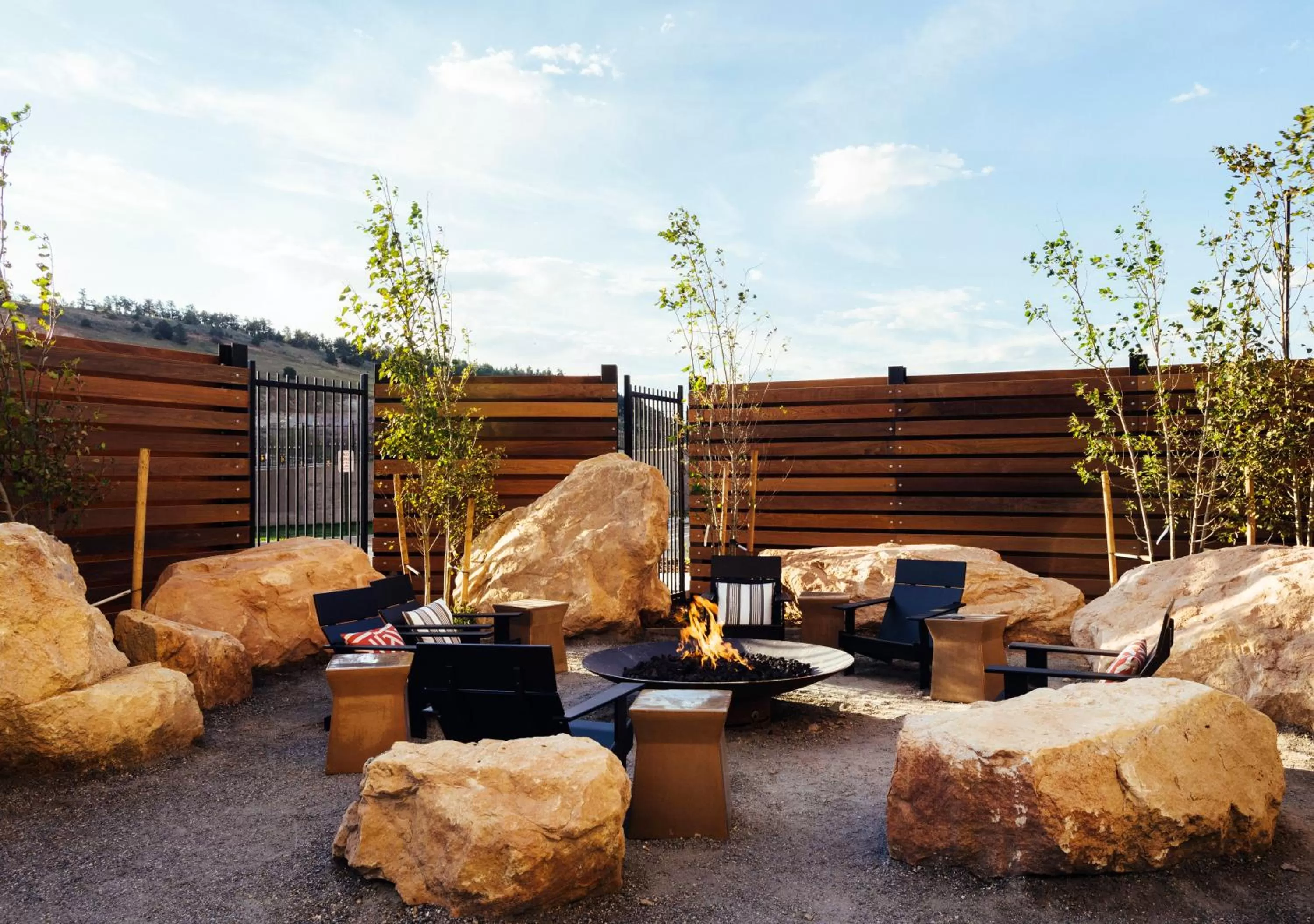 Patio in Origin Red Rocks, a Wyndham Hotel